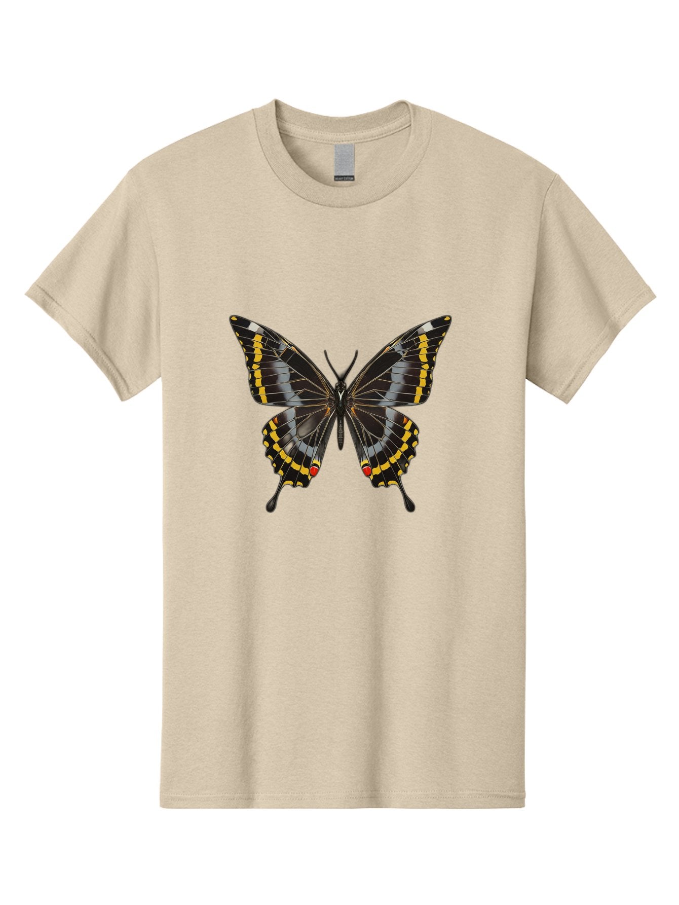 Butterfly-3 Men'S Graphic Tee, 100% Cotton, Comfortable Casual Summer Wear, Machine Washable, Vintage Camera, Old Camera, Antique Camera, Black Camera, Classic Photography, Photography Equipment, Nostalgic Device, Film Camera, Camera Art Bak156 4