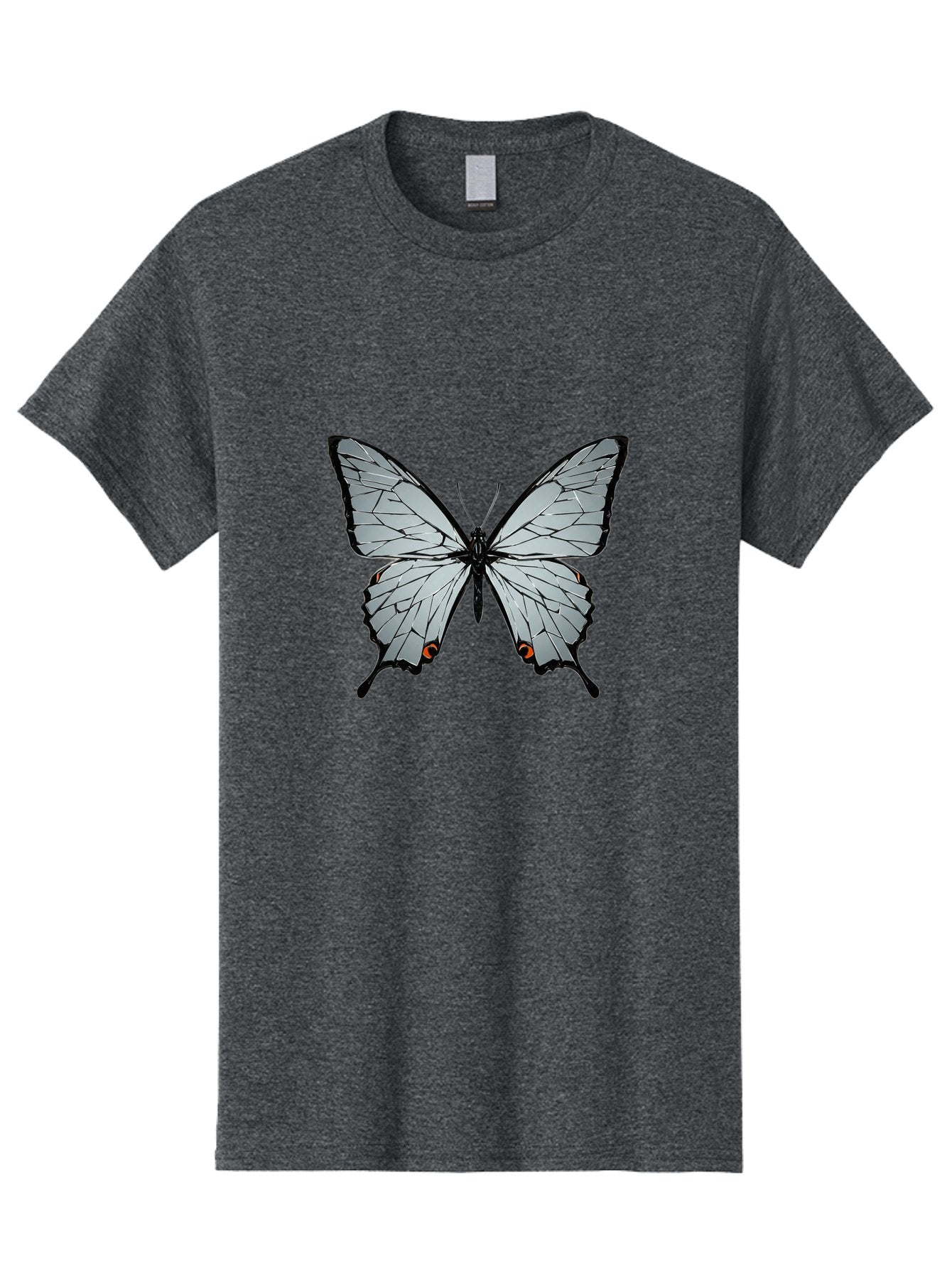 Butterfly-4 Men'S Graphic Tee, 100% Cotton, Comfortable Casual Summer Wear, Machine Washable, Vintage Camera, Old Camera, Antique Camera, Black Camera, Classic Photography, Photography Equipment, Nostalgic Device, Film Camera, Camera Art Bak157