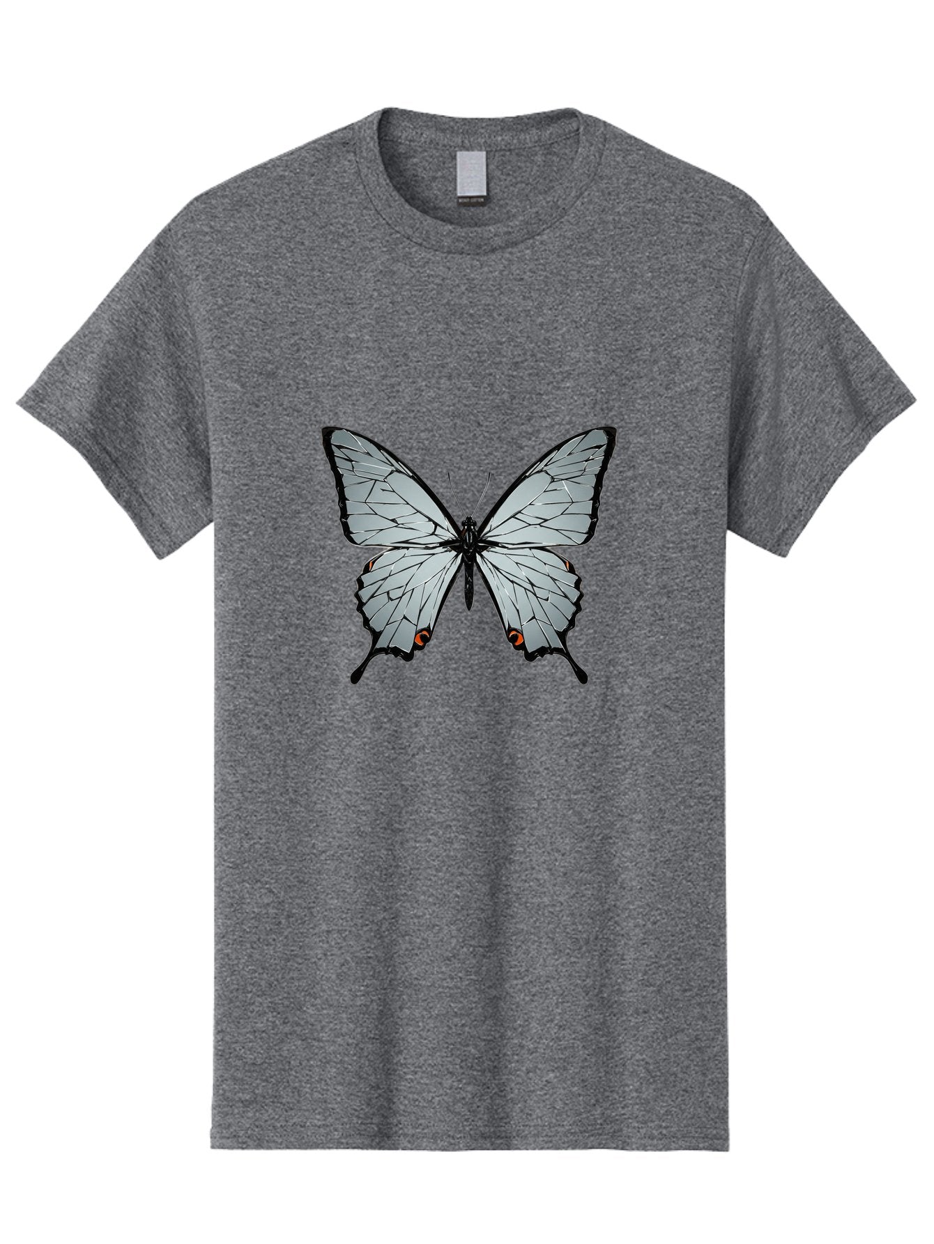 Butterfly-4 Men'S Graphic Tee, 100% Cotton, Comfortable Casual Summer Wear, Machine Washable, Vintage Camera, Old Camera, Antique Camera, Black Camera, Classic Photography, Photography Equipment, Nostalgic Device, Film Camera, Camera Art Bak157 7