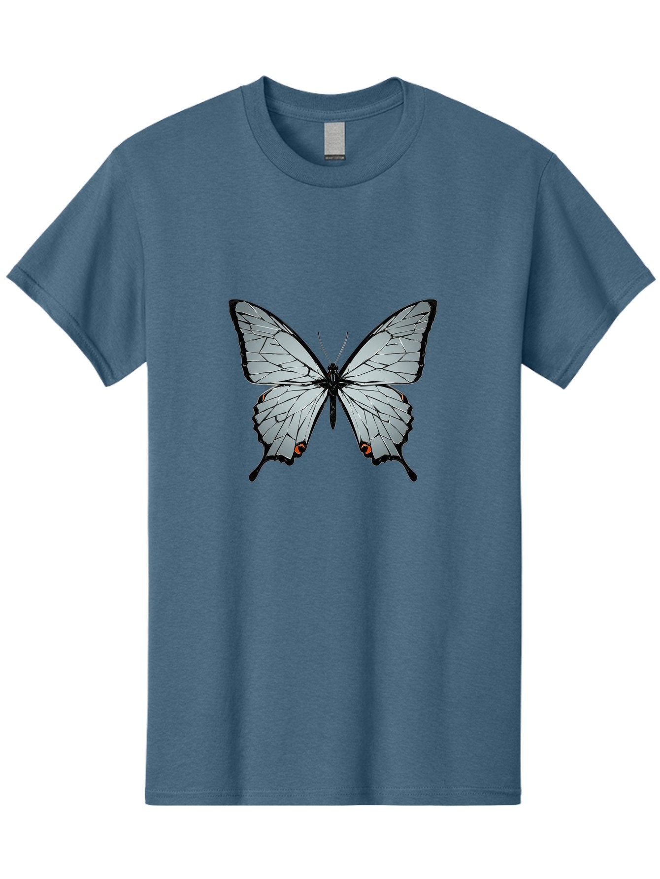 Butterfly-4 Men'S Graphic Tee, 100% Cotton, Comfortable Casual Summer Wear, Machine Washable, Vintage Camera, Old Camera, Antique Camera, Black Camera, Classic Photography, Photography Equipment, Nostalgic Device, Film Camera, Camera Art Bak157 4