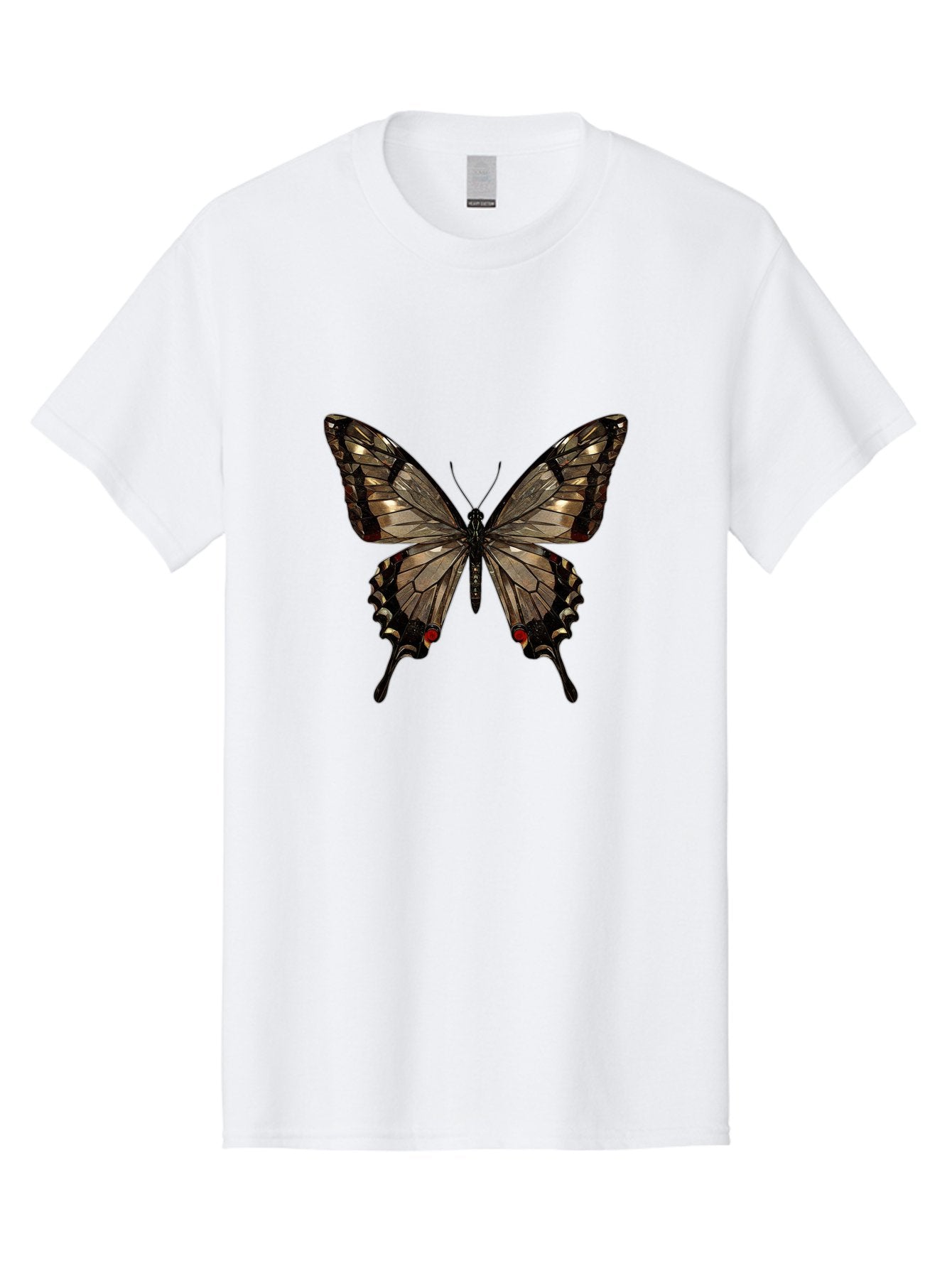 Butterfly-5 Men'S Graphic Tee, 100% Cotton, Comfortable Casual Summer Wear, Machine Washable, Vintage Camera, Old Camera, Antique Camera, Black Camera, Classic Photography, Photography Equipment, Nostalgic Device, Film Camera, Camera Art Bak158 10