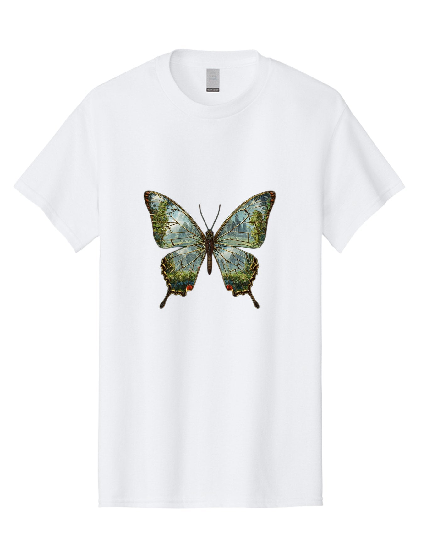 Butterfly-Cityscape Men'S Graphic Tee, 100% Cotton, Comfortable Casual Summer Wear, Machine Washable, Vintage Camera, Old Camera, Antique Camera, Black Camera, Classic Photography, Photography Equipment, Nostalgic Device, Film Camera, Bak160 9