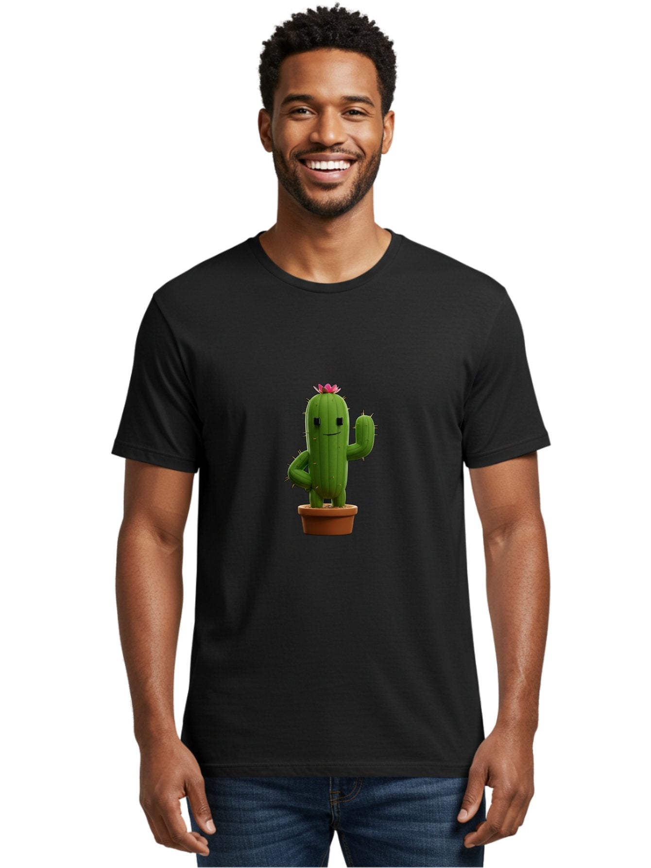 Cactus-Character Men'S Graphic Tee, 100% Cotton, Comfortable Casual Summer Wear, Machine Washable, Vintage Camera, Old Camera, Antique Camera, Black Camera, Classic Photography, Photography Equipment, Nostalgic Device, Film Camera, Camera Art Bak166 30