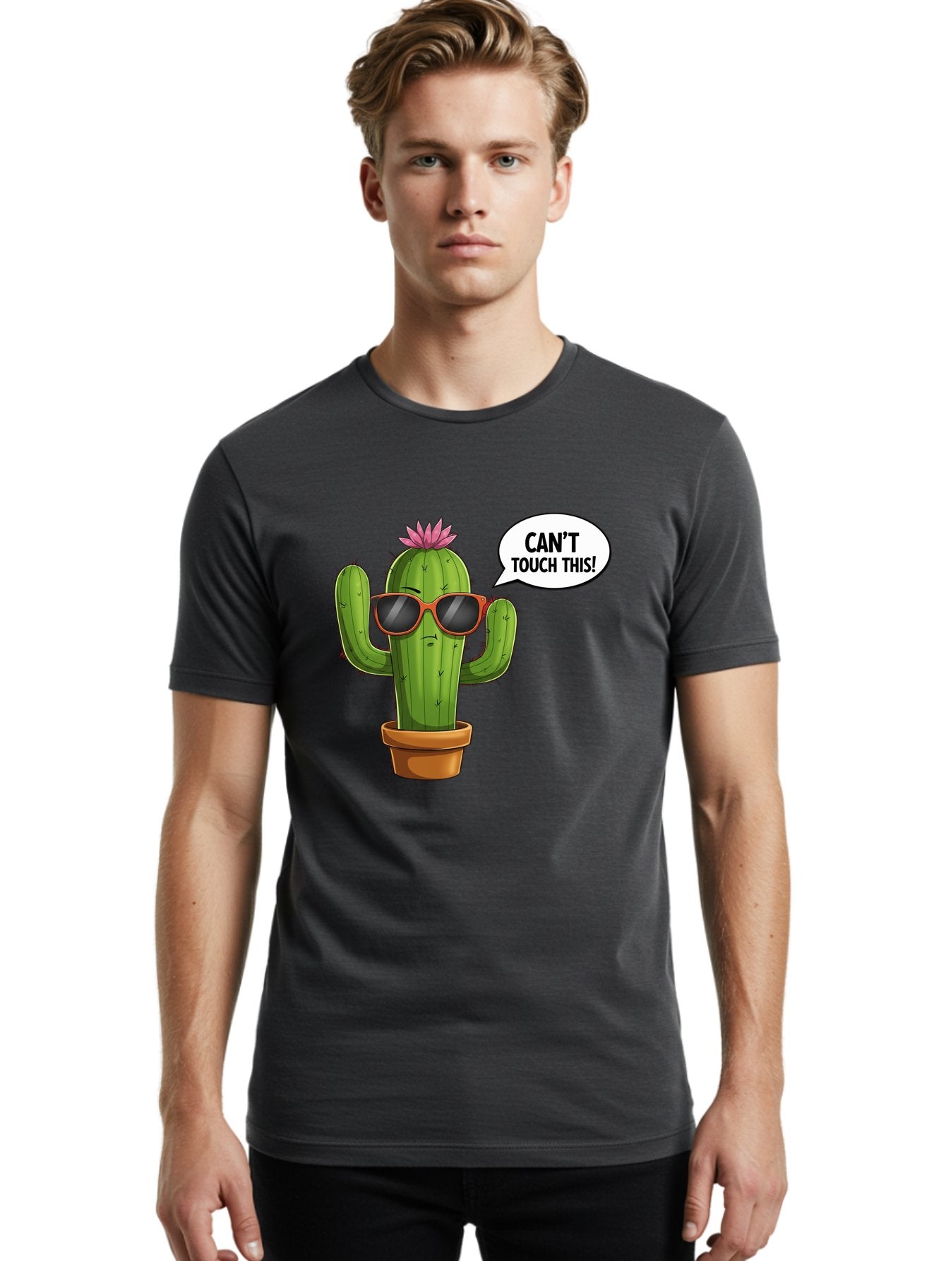 Can-T-Touch-This-Cactus Men'S Graphic Tee, 100% Cotton, Comfortable Casual Summer Wear, Machine Washable, Vintage Camera, Old Camera, Antique Camera, Black Camera, Classic Photography, Photography Equipment, Nostalgic Device, Film Camera, Bak172 18