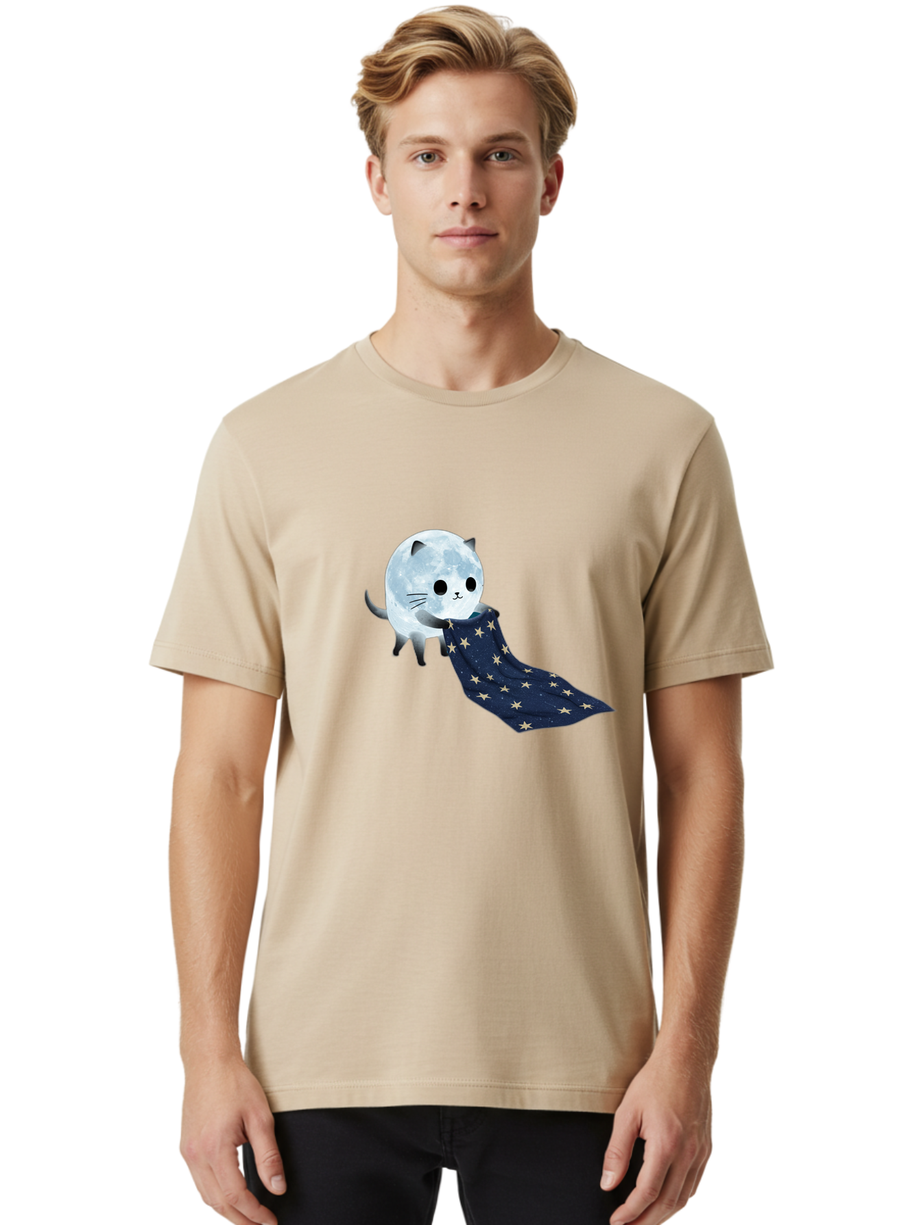 Cat-And-Moon Men'S Graphic Tee, 100% Cotton, Comfortable Casual Summer Wear, Machine Washable, Vintage Camera, Old Camera, Antique Camera, Black Camera, Classic Photography, Photography Equipment, Nostalgic Device, Film Camera, Camera Art Bak183 20
