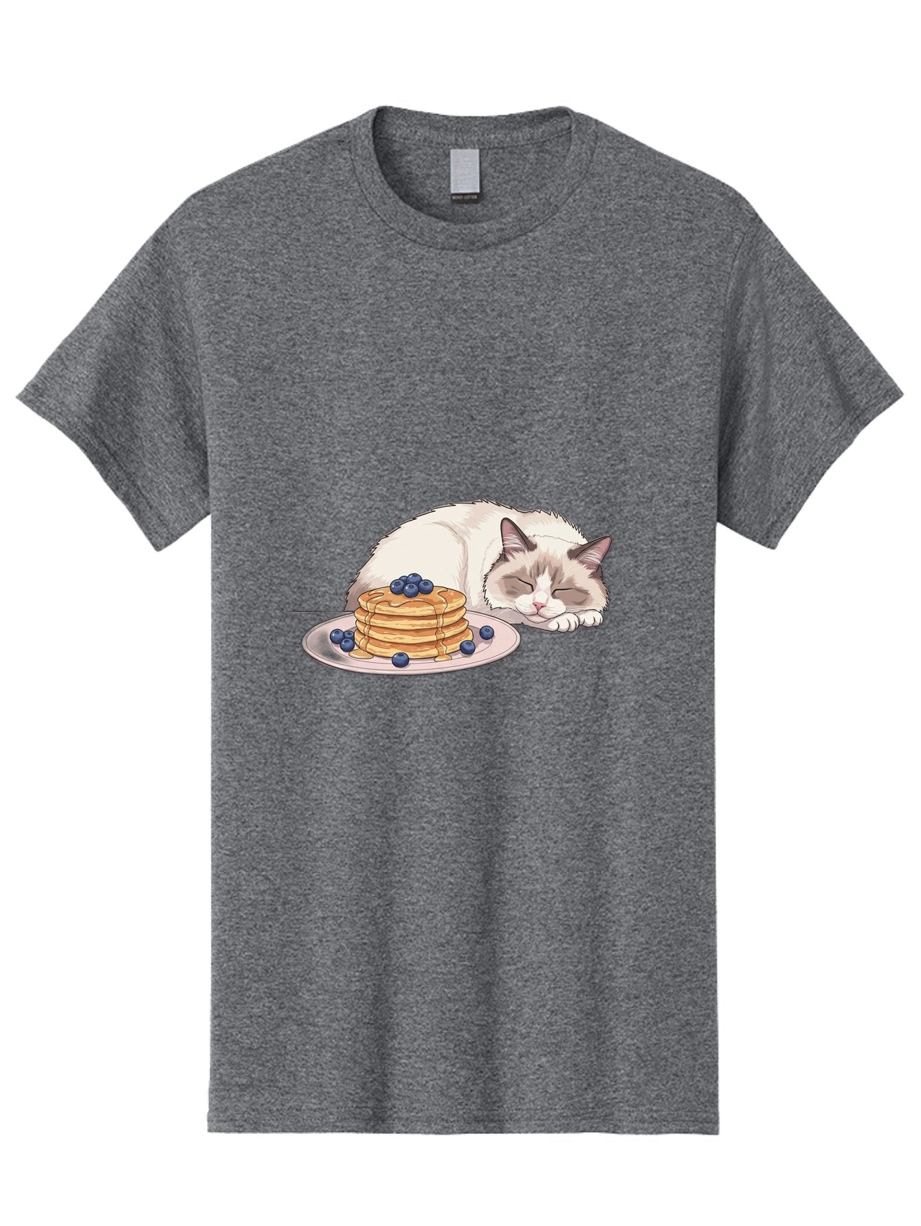 Cat-And-Pancakes-2 Men'S Graphic Tee, 100% Cotton, Comfortable Casual Summer Wear, Machine Washable, Vintage Camera, Old Camera, Antique Camera, Black Camera, Classic Photography, Photography Equipment, Nostalgic Device, Film Camera, Bak185 14