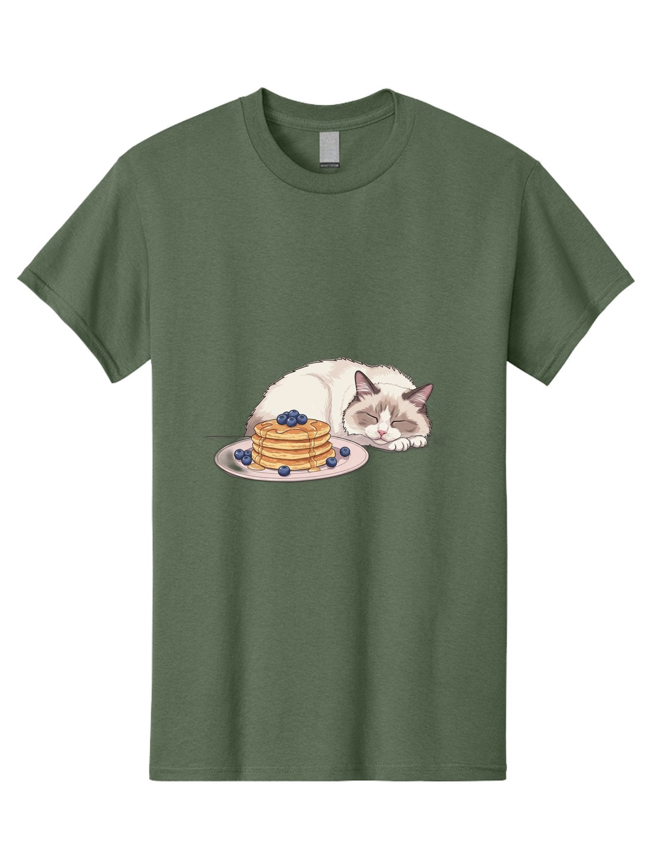 Cat-And-Pancakes-2 Men'S Graphic Tee, 100% Cotton, Comfortable Casual Summer Wear, Machine Washable, Vintage Camera, Old Camera, Antique Camera, Black Camera, Classic Photography, Photography Equipment, Nostalgic Device, Film Camera, Bak185 7