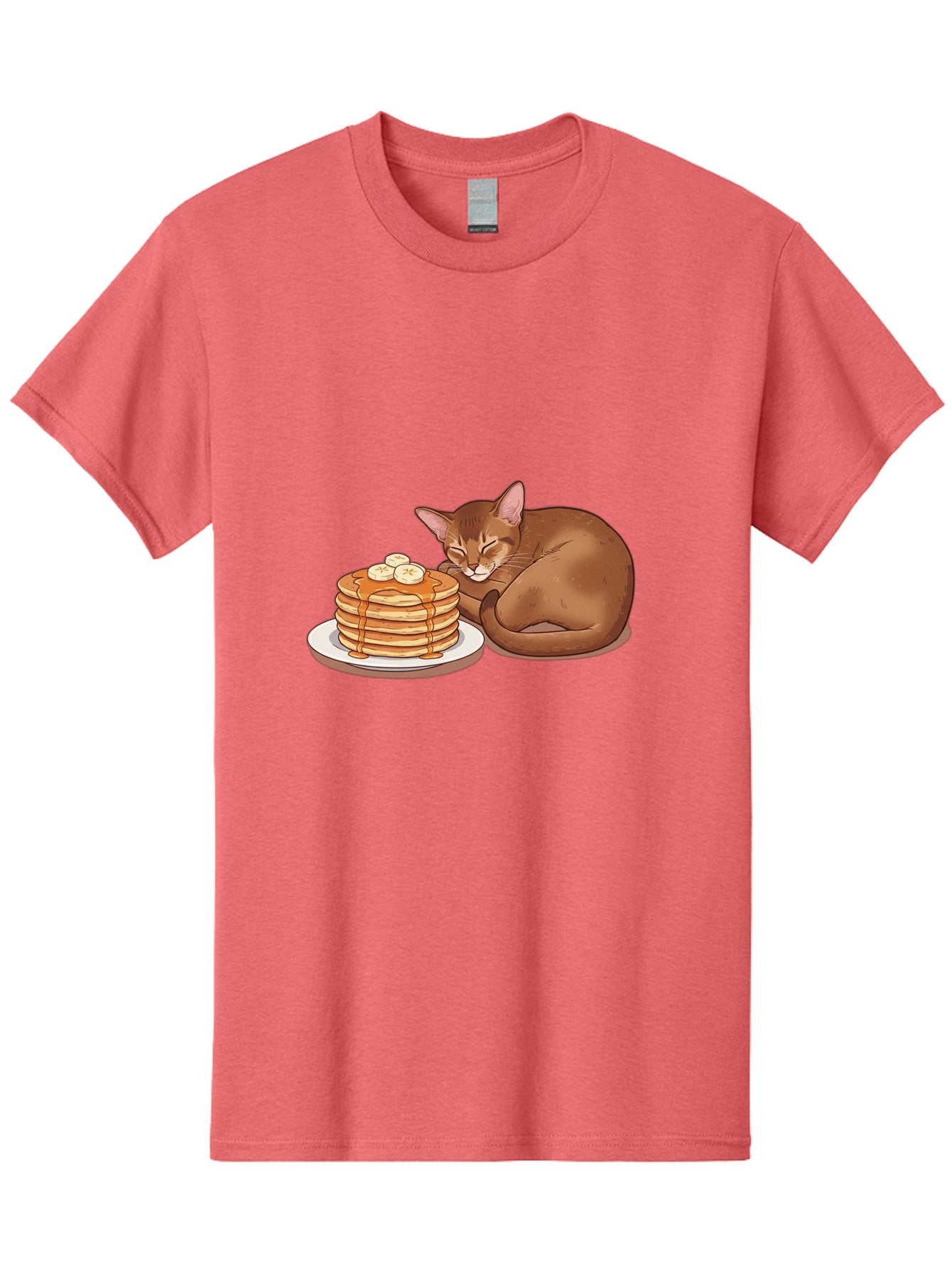 Cat-And-Pancakes-3 Men'S Graphic Tee, 100% Cotton, Comfortable Casual Summer Wear, Machine Washable, Vintage Camera, Old Camera, Antique Camera, Black Camera, Classic Photography, Photography Equipment, Nostalgic Device, Film Camera, Bak186 13