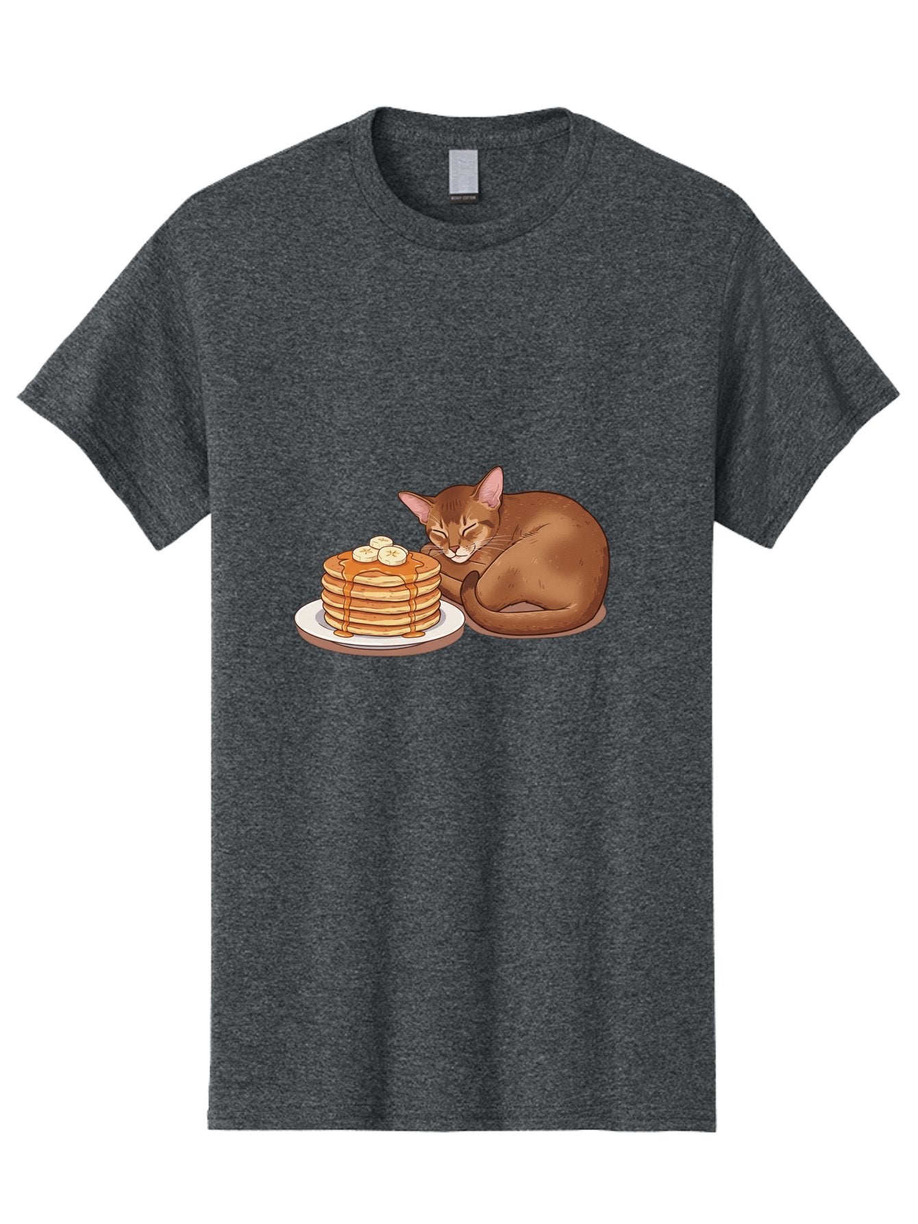 Cat-And-Pancakes-3 Men'S Graphic Tee, 100% Cotton, Comfortable Casual Summer Wear, Machine Washable, Vintage Camera, Old Camera, Antique Camera, Black Camera, Classic Photography, Photography Equipment, Nostalgic Device, Film Camera, Bak186 9