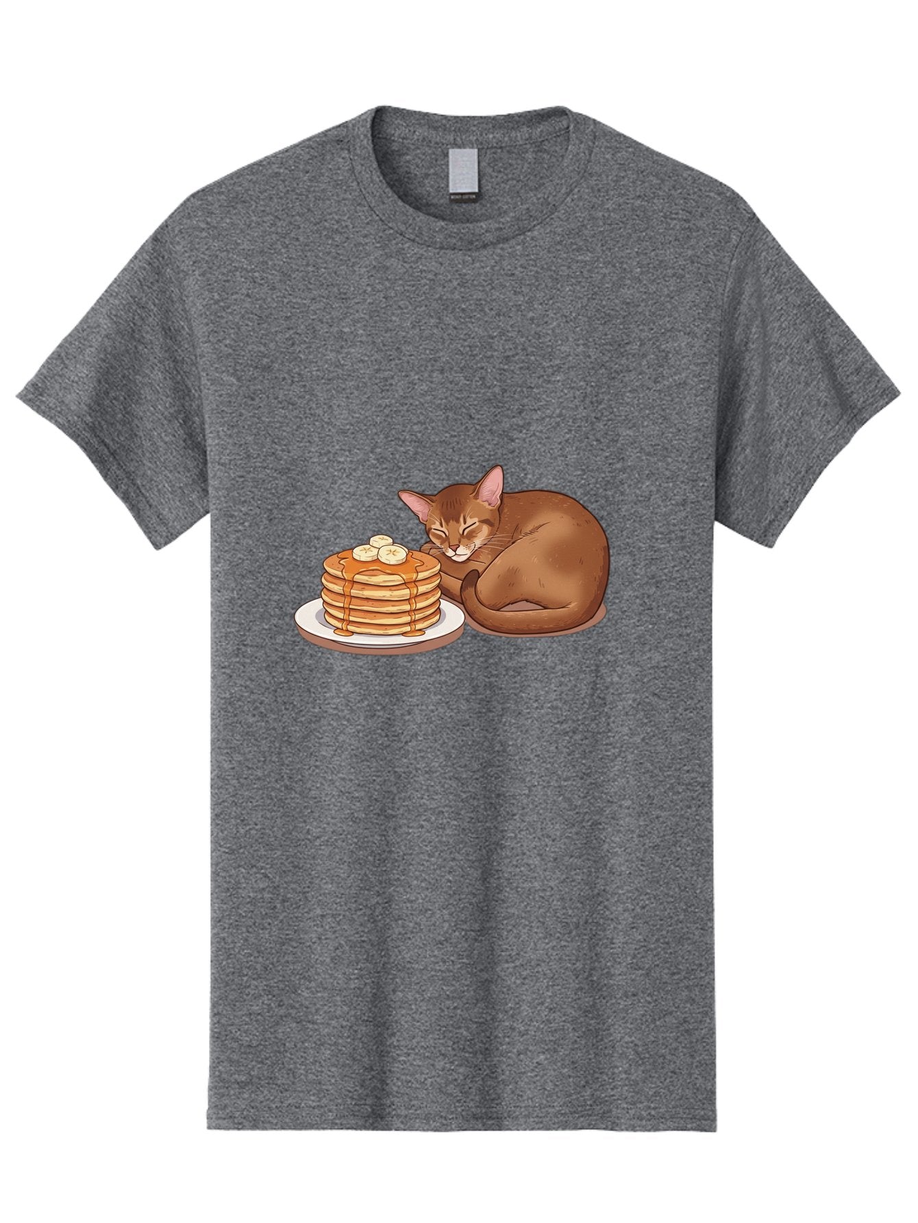 Cat-And-Pancakes-3 Men'S Graphic Tee, 100% Cotton, Comfortable Casual Summer Wear, Machine Washable, Vintage Camera, Old Camera, Antique Camera, Black Camera, Classic Photography, Photography Equipment, Nostalgic Device, Film Camera, Bak186 8