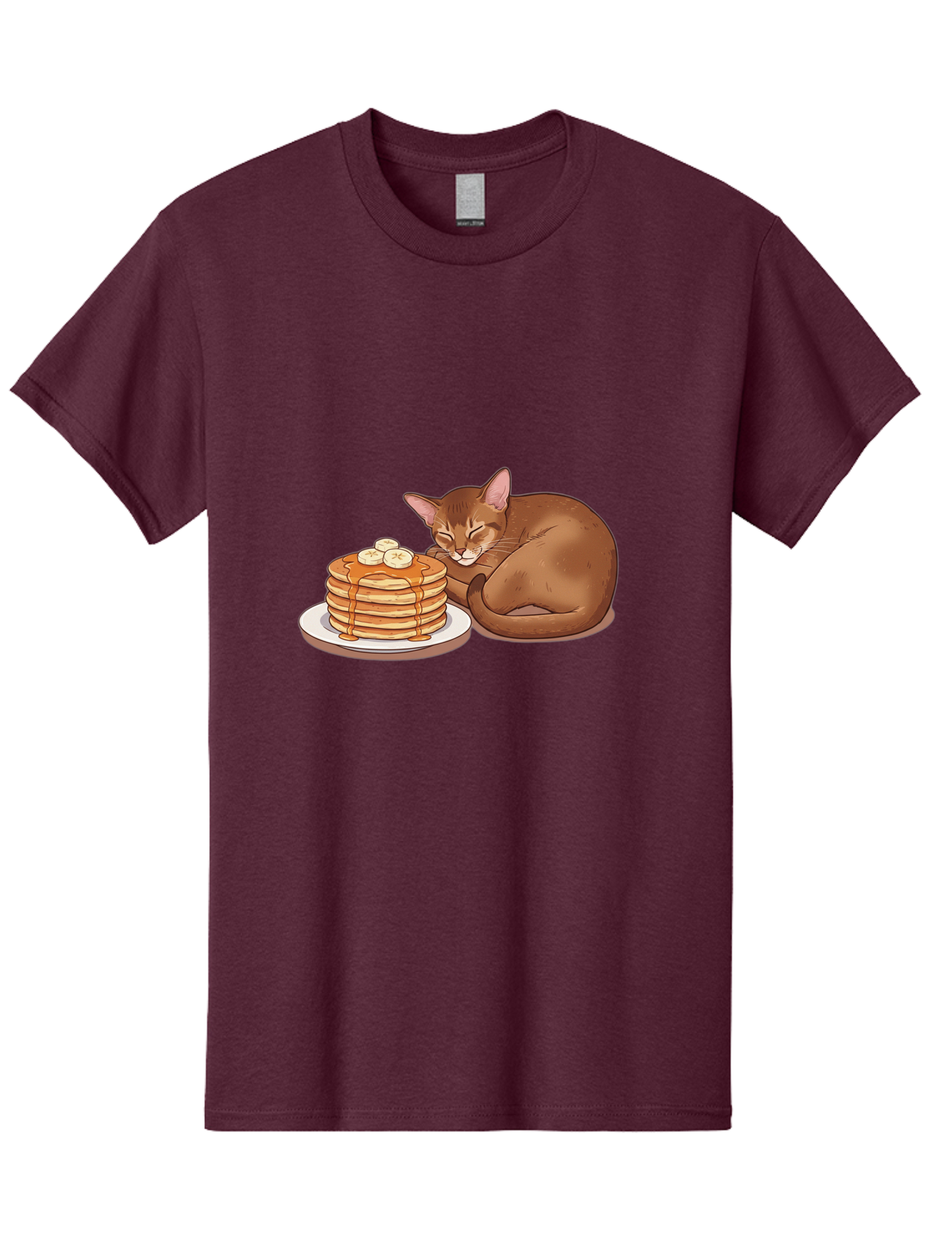 Cat-And-Pancakes-3 Men'S Graphic Tee, 100% Cotton, Comfortable Casual Summer Wear, Machine Washable, Vintage Camera, Old Camera, Antique Camera, Black Camera, Classic Photography, Photography Equipment, Nostalgic Device, Film Camera, Bak186 13