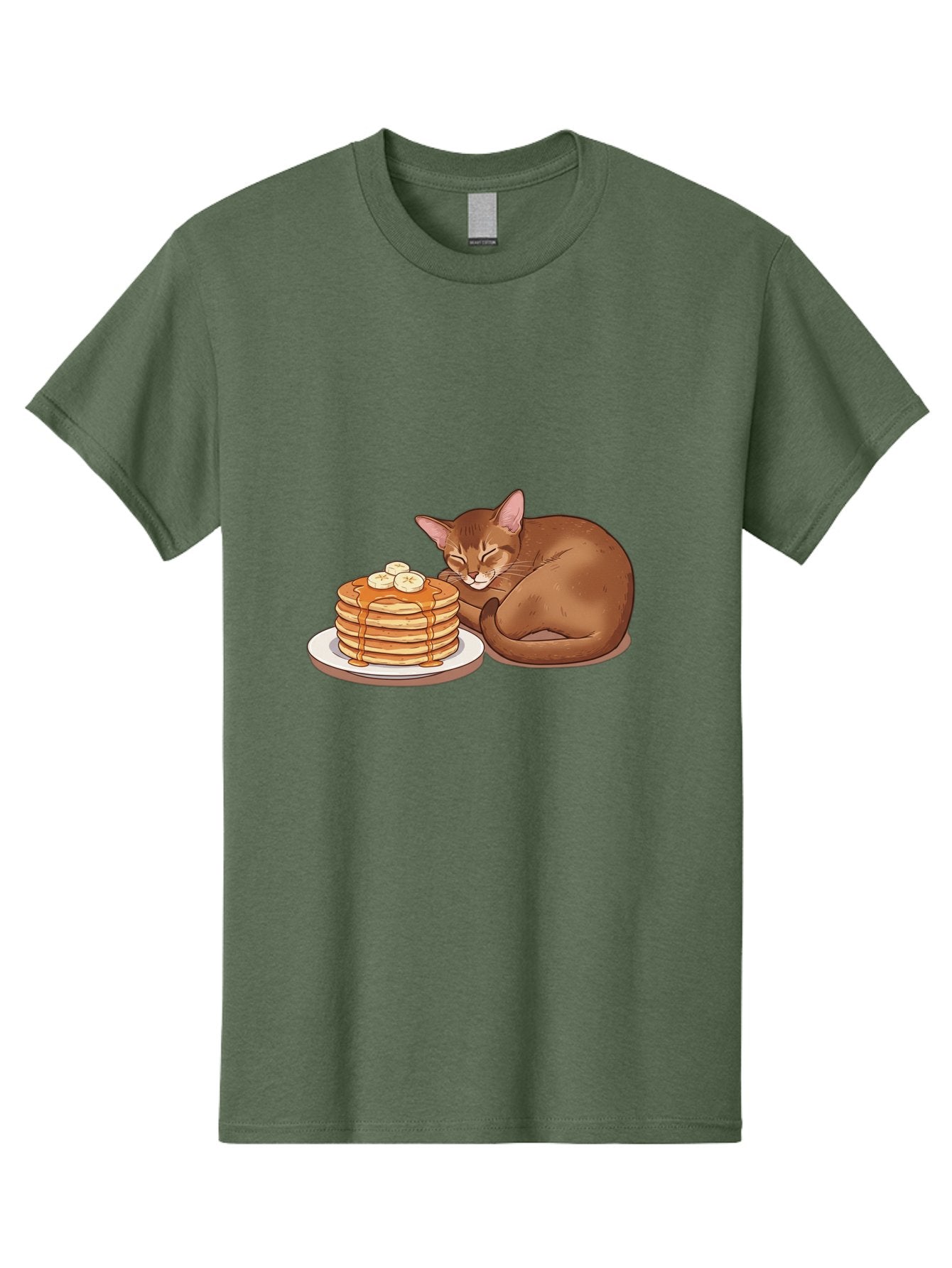 Cat-And-Pancakes-3 Men'S Graphic Tee, 100% Cotton, Comfortable Casual Summer Wear, Machine Washable, Vintage Camera, Old Camera, Antique Camera, Black Camera, Classic Photography, Photography Equipment, Nostalgic Device, Film Camera, Bak186 11