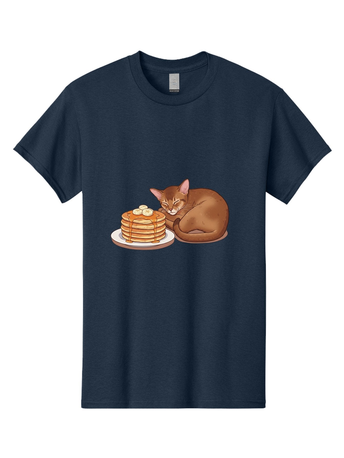 Cat-And-Pancakes-3 Men'S Graphic Tee, 100% Cotton, Comfortable Casual Summer Wear, Machine Washable, Vintage Camera, Old Camera, Antique Camera, Black Camera, Classic Photography, Photography Equipment, Nostalgic Device, Film Camera, Bak186 4