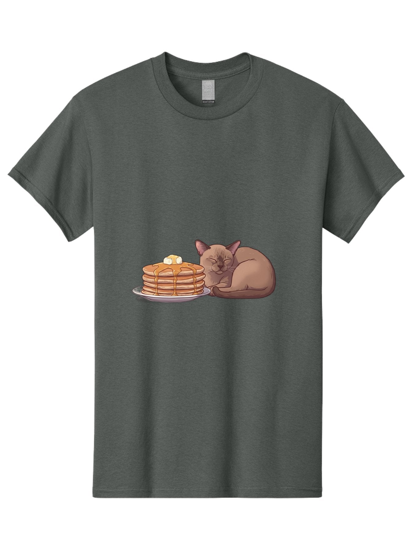 Cat-And-Pancakes-4 Men'S Graphic Tee, 100% Cotton, Comfortable Casual Summer Wear, Machine Washable, Vintage Camera, Old Camera, Antique Camera, Black Camera, Classic Photography, Photography Equipment, Nostalgic Device, Film Camera, Bak187 15
