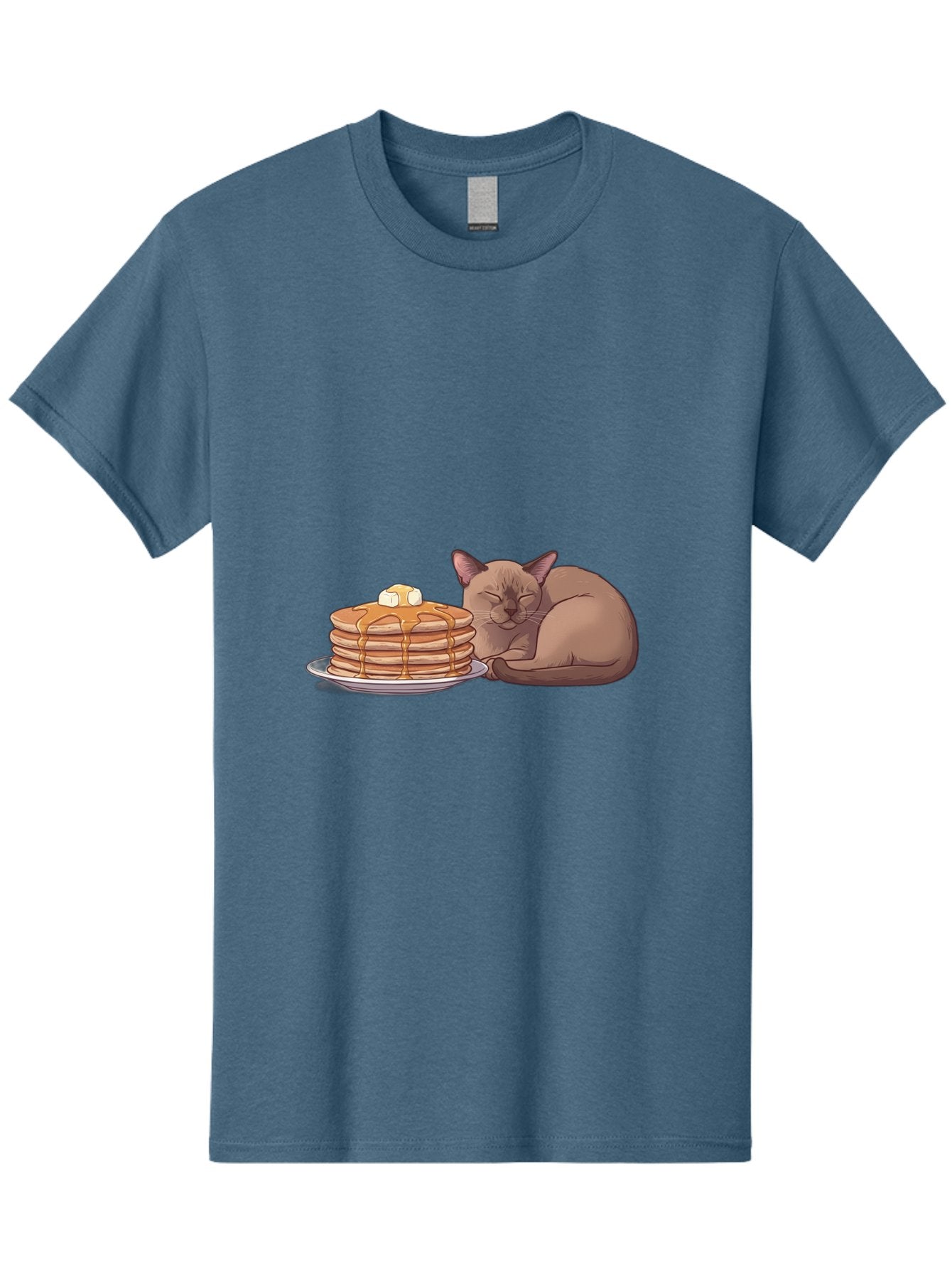 Cat-And-Pancakes-4 Men'S Graphic Tee, 100% Cotton, Comfortable Casual Summer Wear, Machine Washable, Vintage Camera, Old Camera, Antique Camera, Black Camera, Classic Photography, Photography Equipment, Nostalgic Device, Film Camera, Bak187 13