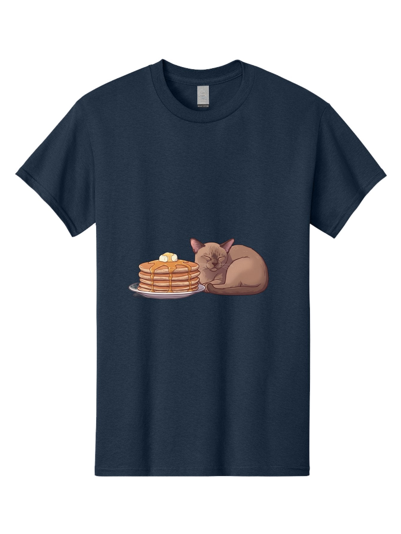 Cat-And-Pancakes-4 Men'S Graphic Tee, 100% Cotton, Comfortable Casual Summer Wear, Machine Washable, Vintage Camera, Old Camera, Antique Camera, Black Camera, Classic Photography, Photography Equipment, Nostalgic Device, Film Camera, Bak187 8