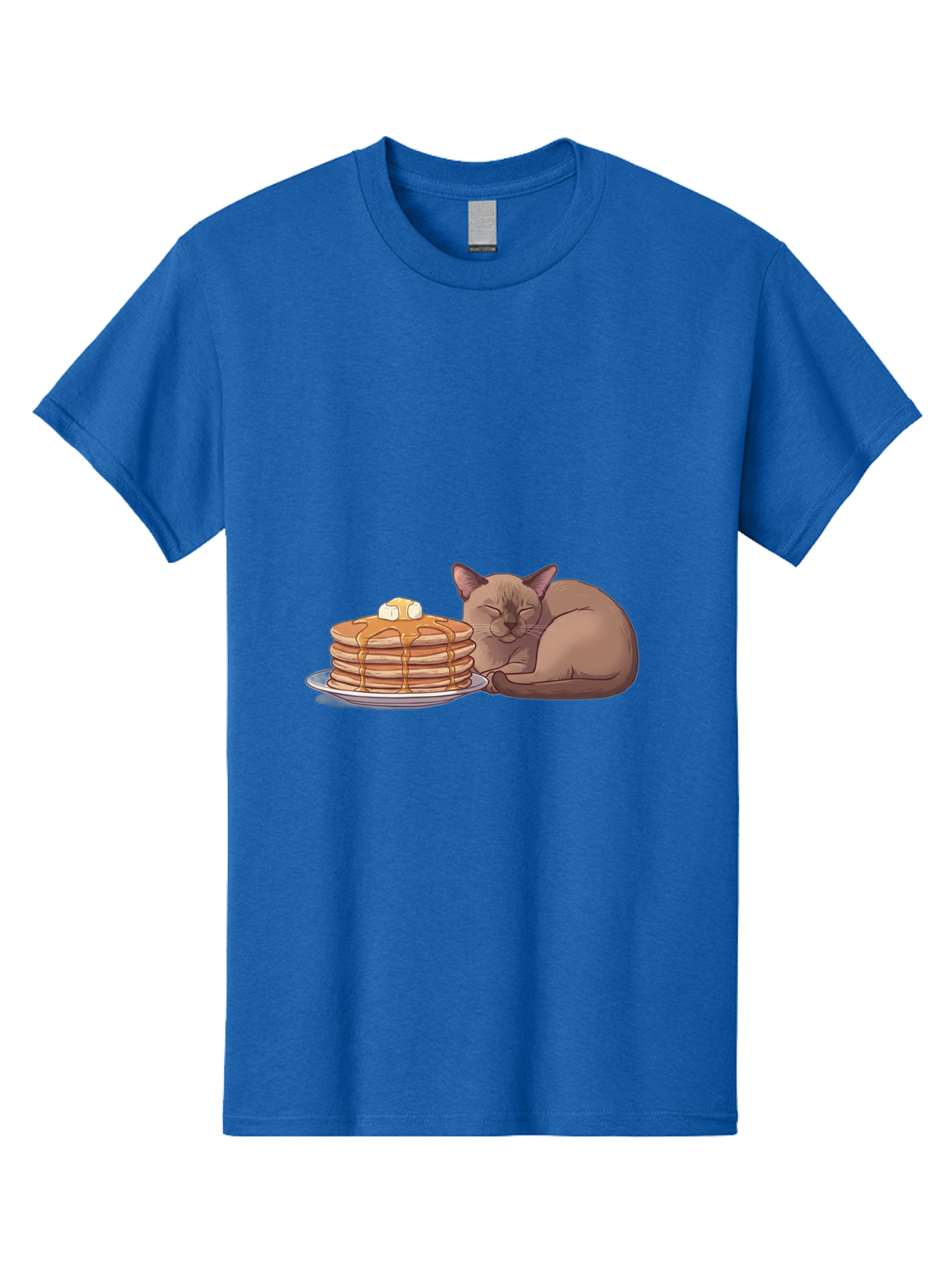 Cat-And-Pancakes-4 Men'S Graphic Tee, 100% Cotton, Comfortable Casual Summer Wear, Machine Washable, Vintage Camera, Old Camera, Antique Camera, Black Camera, Classic Photography, Photography Equipment, Nostalgic Device, Film Camera, Bak187 9
