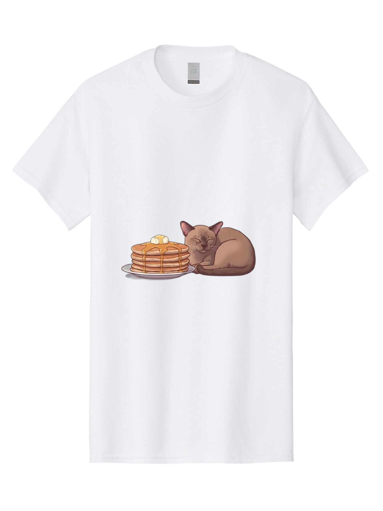 Cat-And-Pancakes-4 Men'S Graphic Tee, 100% Cotton, Comfortable Casual Summer Wear, Machine Washable, Vintage Camera, Old Camera, Antique Camera, Black Camera, Classic Photography, Photography Equipment, Nostalgic Device, Film Camera, Bak187 7