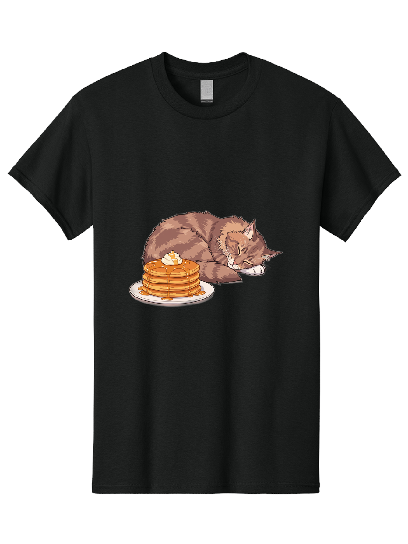 Cat-And-Pancakes Men'S Graphic Tee, 100% Cotton, Comfortable Casual Summer Wear, Machine Washable, Vintage Camera, Old Camera, Antique Camera, Black Camera, Classic Photography, Photography Equipment, Nostalgic Device, Film Camera, Camera Art Bak188