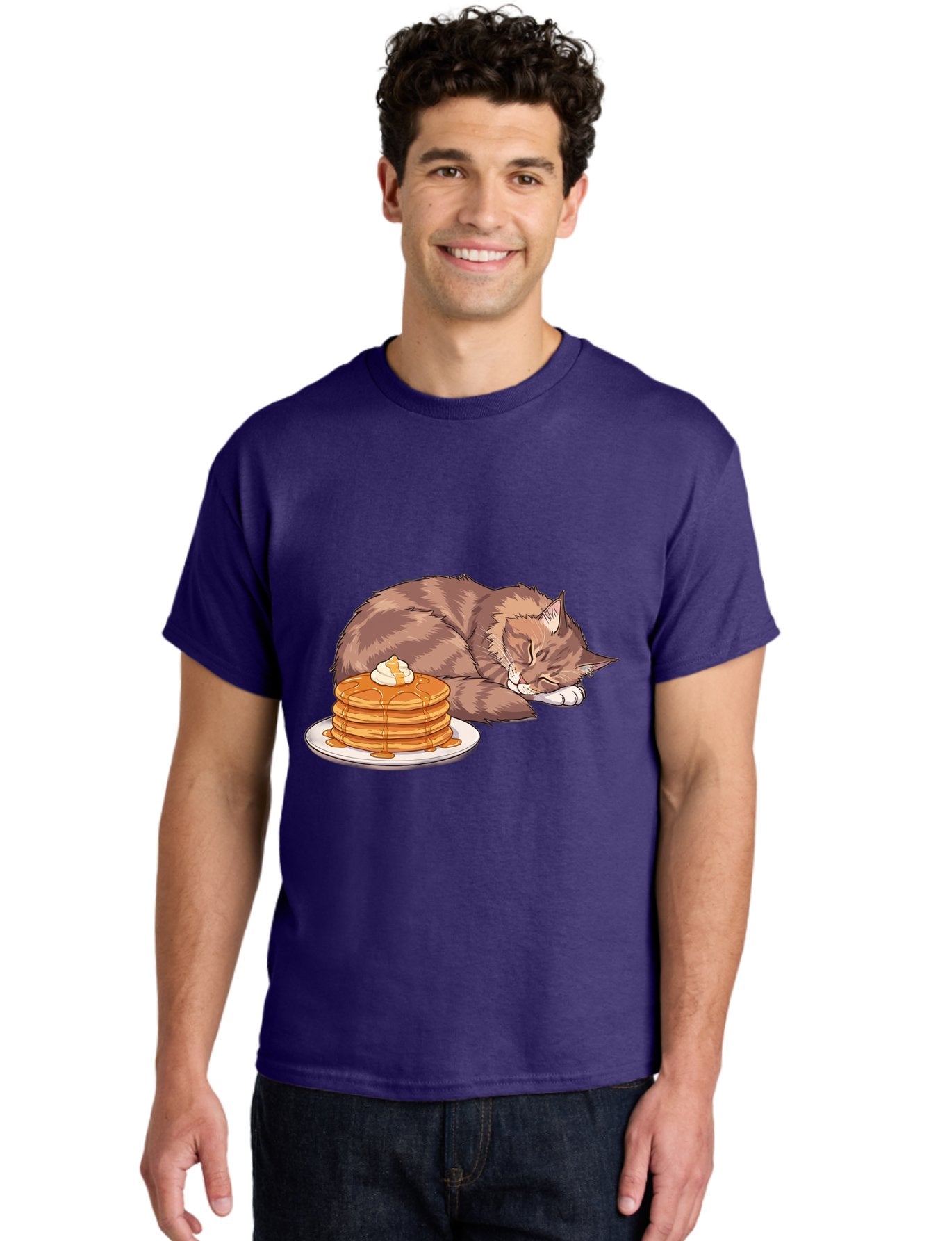 Cat-And-Pancakes Men'S Graphic Tee, 100% Cotton, Comfortable Casual Summer Wear, Machine Washable, Vintage Camera, Old Camera, Antique Camera, Black Camera, Classic Photography, Photography Equipment, Nostalgic Device, Film Camera, Camera Art Bak188 18