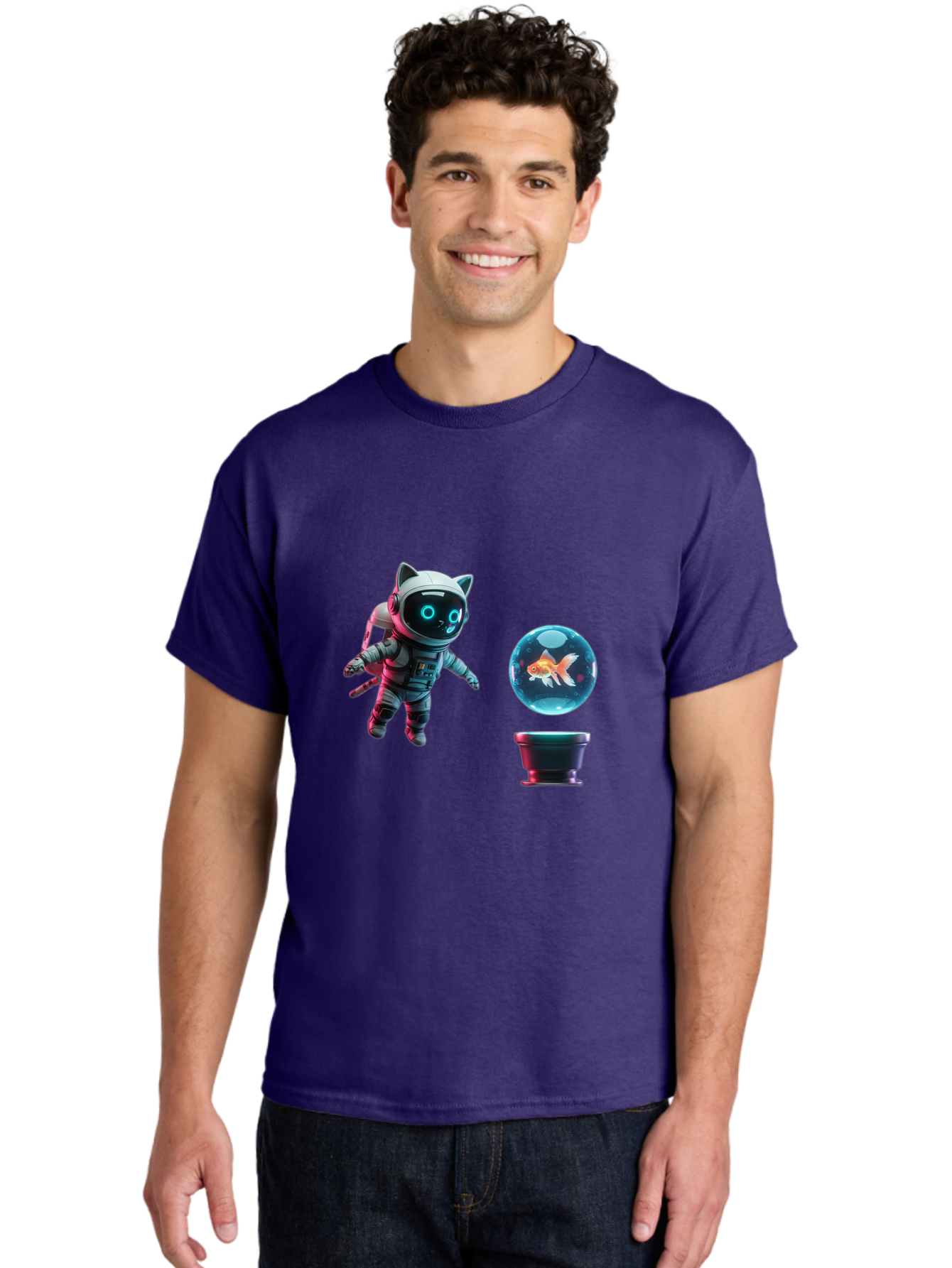 Cat-Astronaut-1 Men'S Graphic Tee, 100% Cotton, Comfortable Casual Summer Wear, Machine Washable, Vintage Camera, Old Camera, Antique Camera, Black Camera, Classic Photography, Photography Equipment, Nostalgic Device, Film Camera, Camera Art Bak189 17