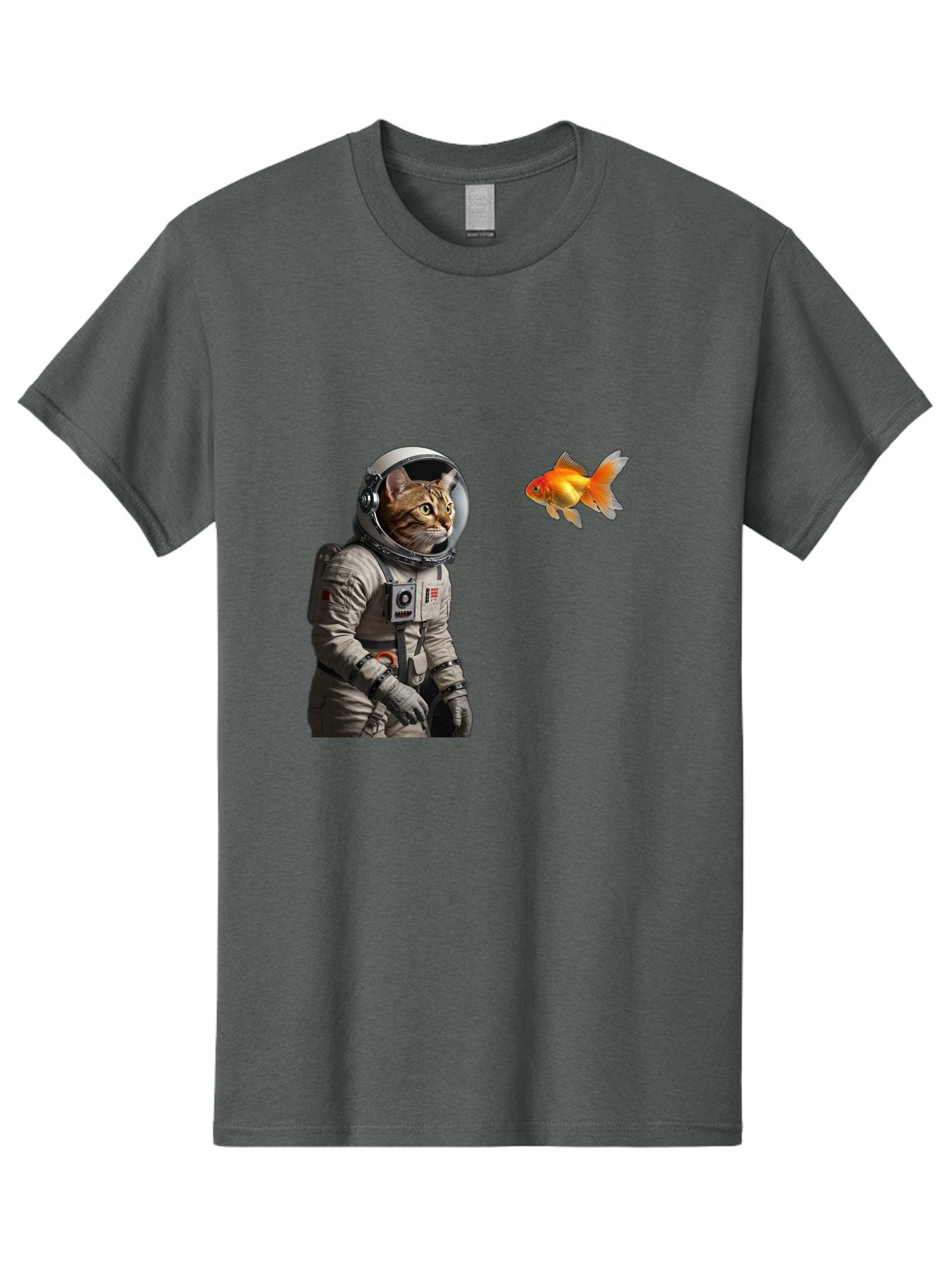 Cat-Astronaut-2 Men'S Graphic Tee, 100% Cotton, Comfortable Casual Summer Wear, Machine Washable, Vintage Camera, Old Camera, Antique Camera, Black Camera, Classic Photography, Photography Equipment, Nostalgic Device, Film Camera, Camera Art Bak190 3