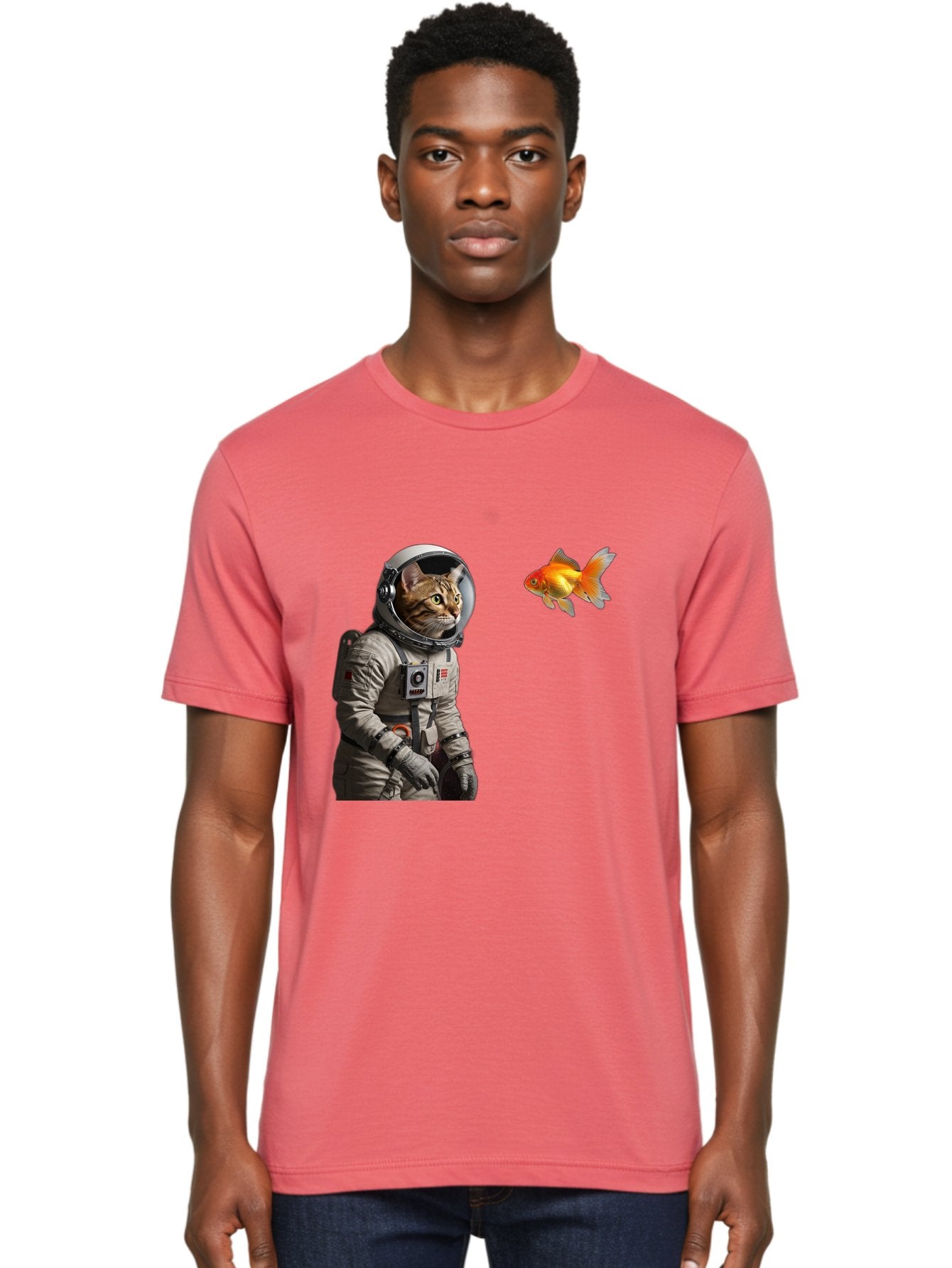 Cat-Astronaut-2 Men'S Graphic Tee, 100% Cotton, Comfortable Casual Summer Wear, Machine Washable, Vintage Camera, Old Camera, Antique Camera, Black Camera, Classic Photography, Photography Equipment, Nostalgic Device, Film Camera, Camera Art Bak190 21