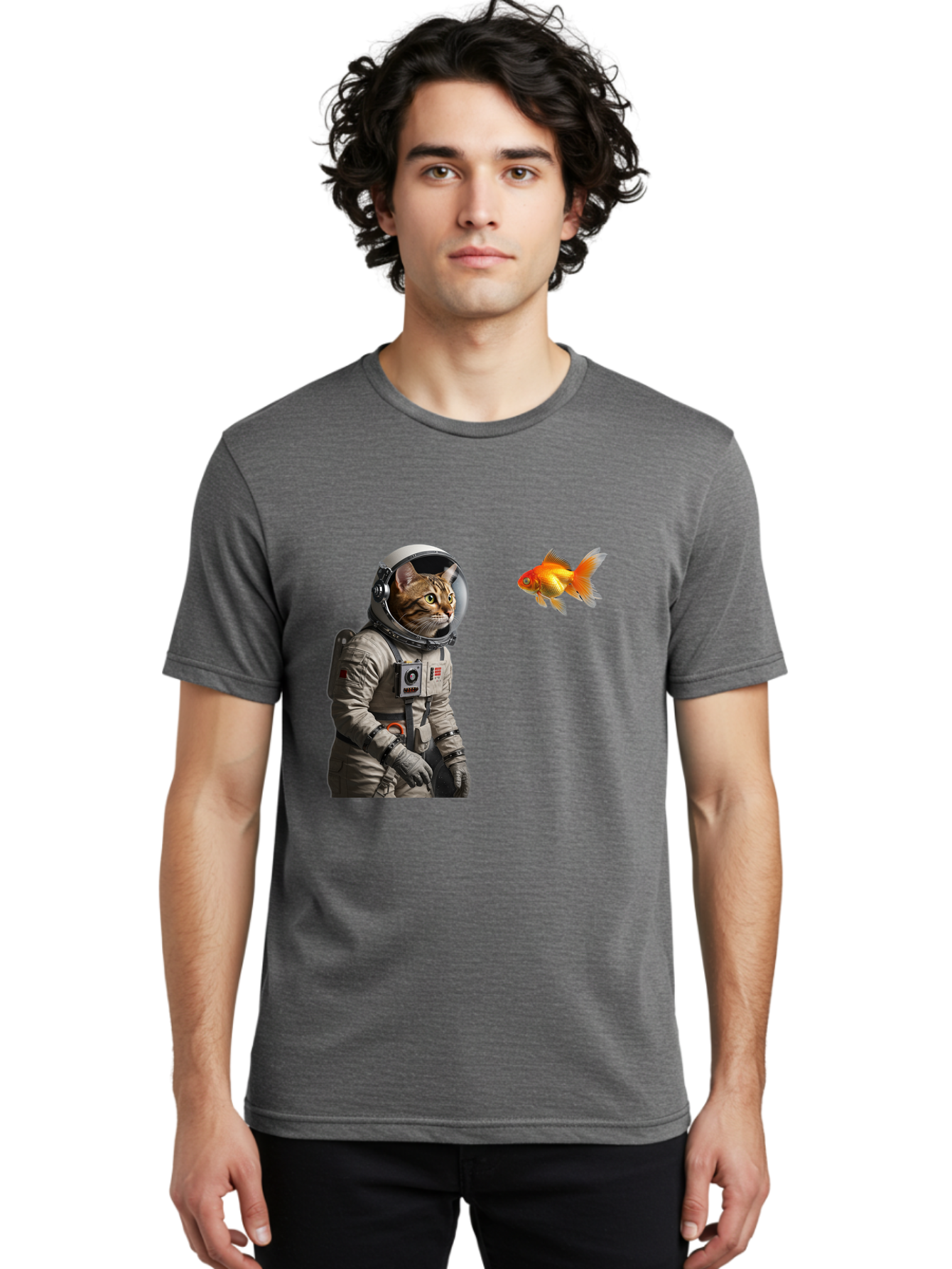 Cat-Astronaut-2 Men'S Graphic Tee, 100% Cotton, Comfortable Casual Summer Wear, Machine Washable, Vintage Camera, Old Camera, Antique Camera, Black Camera, Classic Photography, Photography Equipment, Nostalgic Device, Film Camera, Camera Art Bak190 19