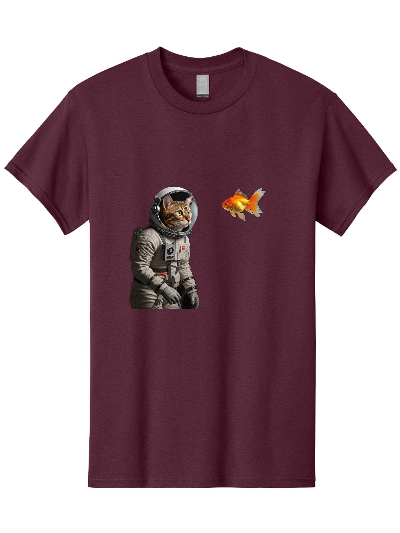 Cat-Astronaut-2 Men'S Graphic Tee, 100% Cotton, Comfortable Casual Summer Wear, Machine Washable, Vintage Camera, Old Camera, Antique Camera, Black Camera, Classic Photography, Photography Equipment, Nostalgic Device, Film Camera, Camera Art Bak190 5