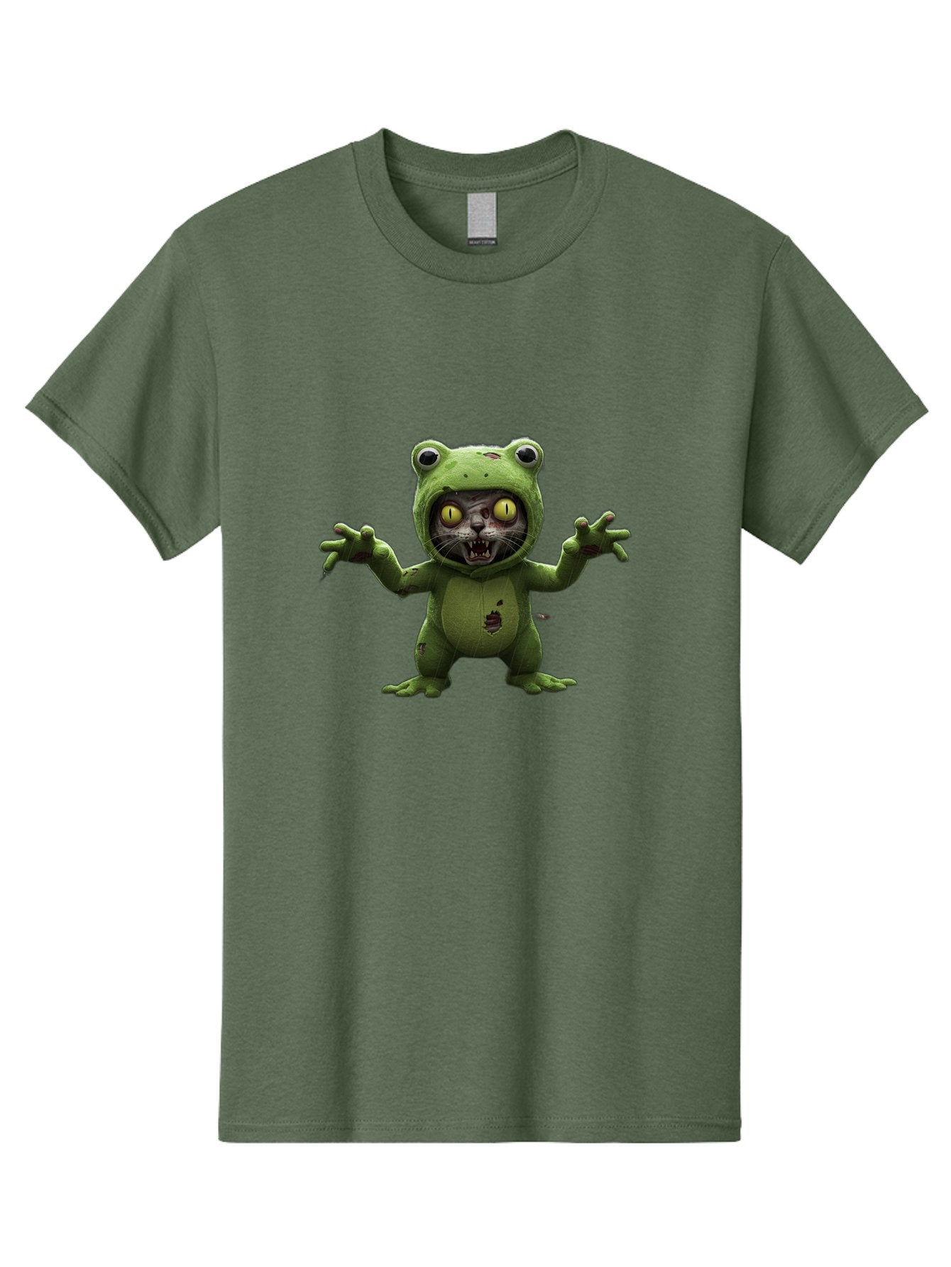 Cat-Frog-Creature Men'S Graphic Tee, 100% Cotton, Comfortable Casual Summer Wear, Machine Washable, Vintage Camera, Old Camera, Antique Camera, Black Camera, Classic Photography, Photography Equipment, Nostalgic Device, Film Camera, Camera Art Bak192