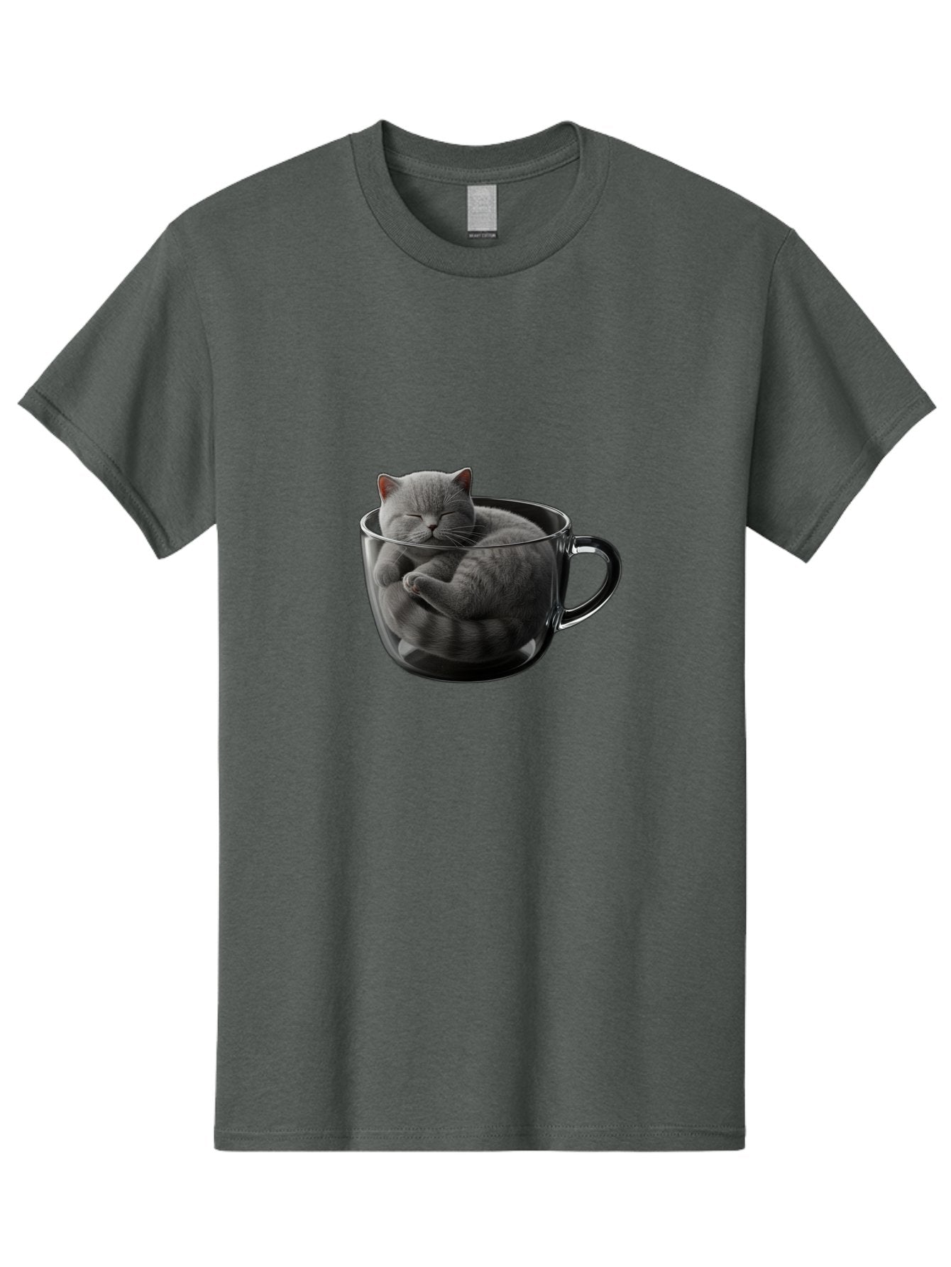 Cat-In-Coffee-Cup-1 Men'S Graphic Tee, 100% Cotton, Comfortable Casual Summer Wear, Machine Washable, Vintage Camera, Old Camera, Antique Camera, Black Camera, Classic Photography, Photography Equipment, Nostalgic Device, Film Camera, Bak193 14