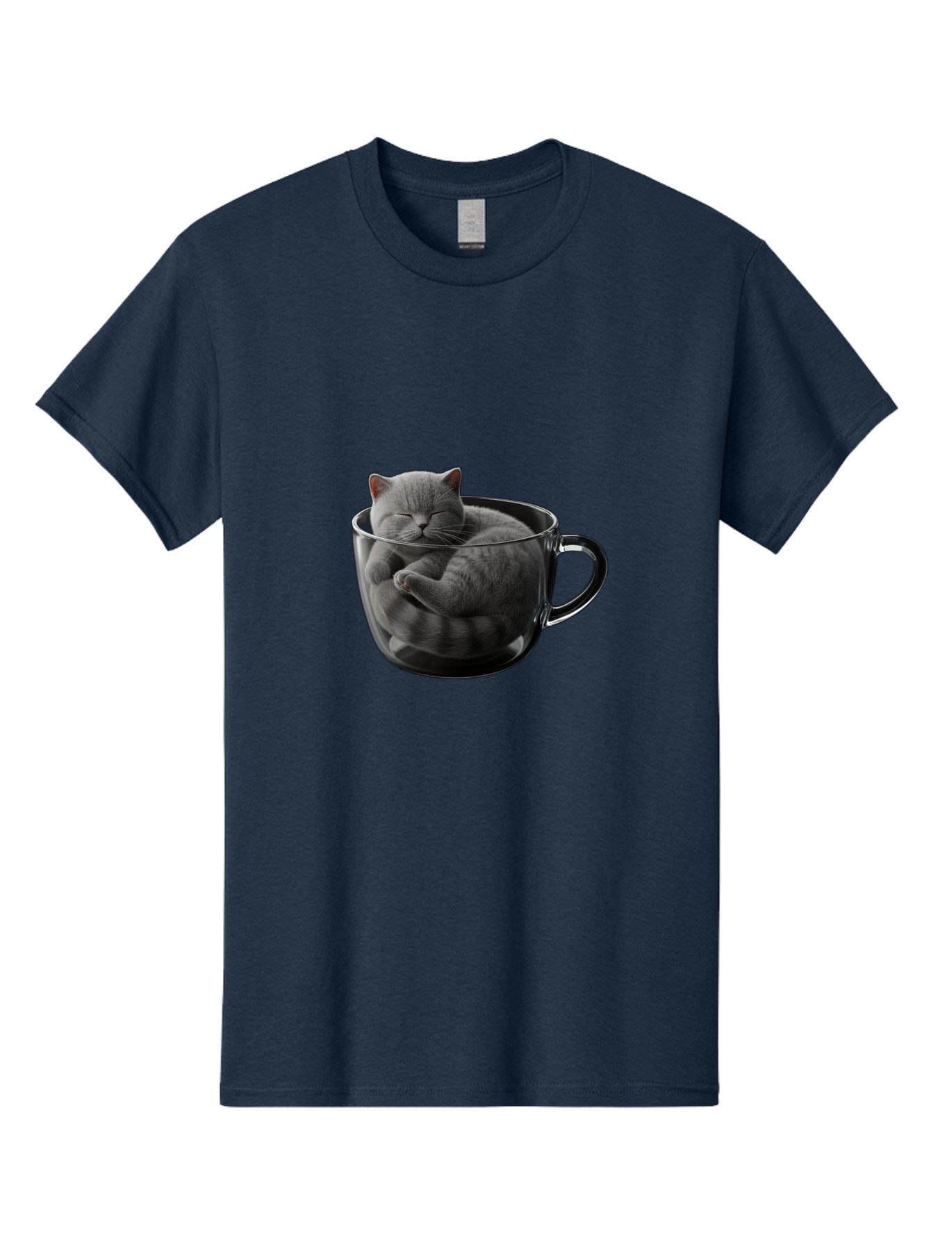 Cat-In-Coffee-Cup-1 Men'S Graphic Tee, 100% Cotton, Comfortable Casual Summer Wear, Machine Washable, Vintage Camera, Old Camera, Antique Camera, Black Camera, Classic Photography, Photography Equipment, Nostalgic Device, Film Camera, Bak193 10