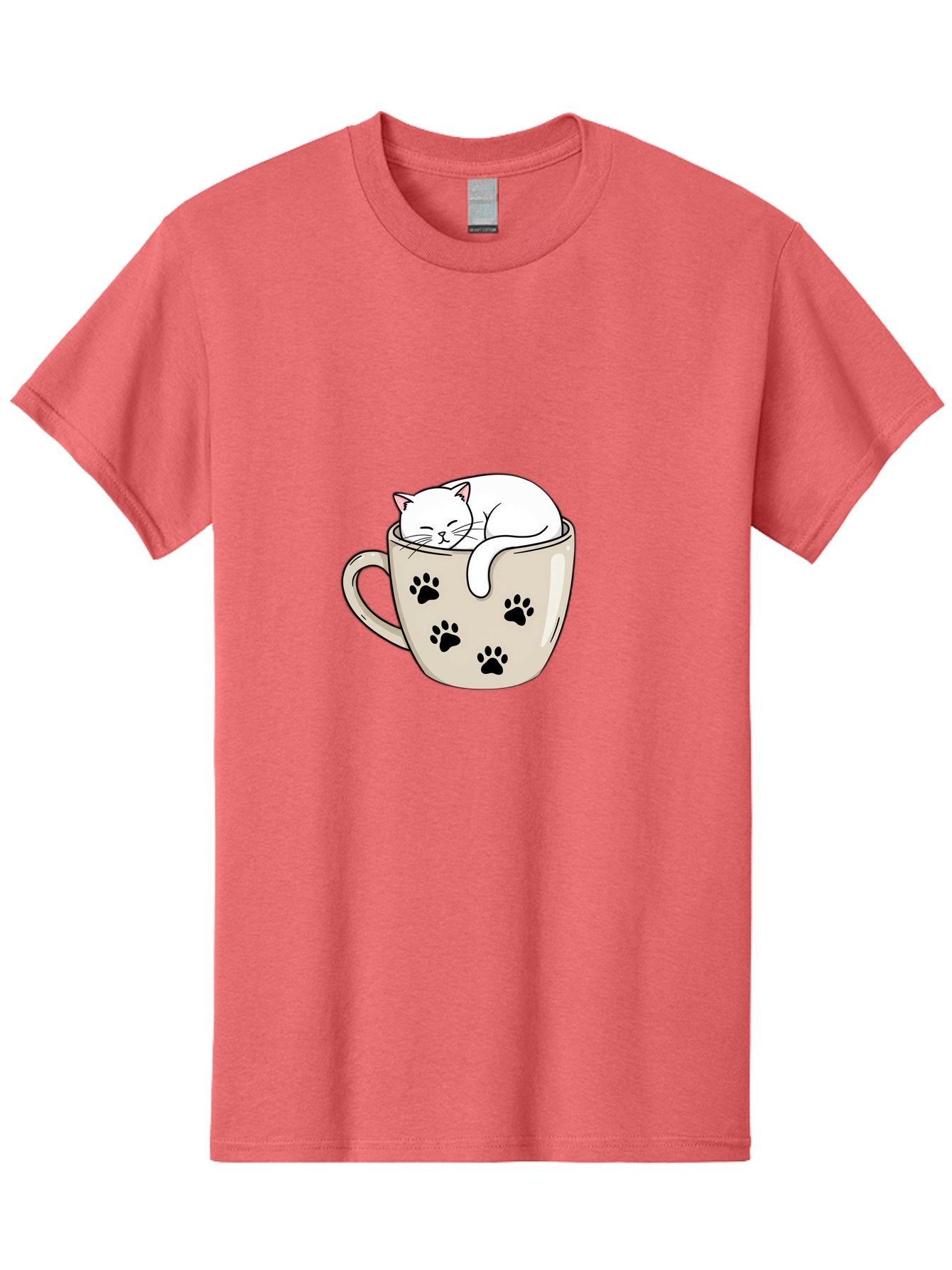 Cat-In-Coffee-Cup Men'S Graphic Tee, 100% Cotton, Comfortable Casual Summer Wear, Machine Washable, Vintage Camera, Old Camera, Antique Camera, Black Camera, Classic Photography, Photography Equipment, Nostalgic Device, Film Camera, Camera Art Bak196