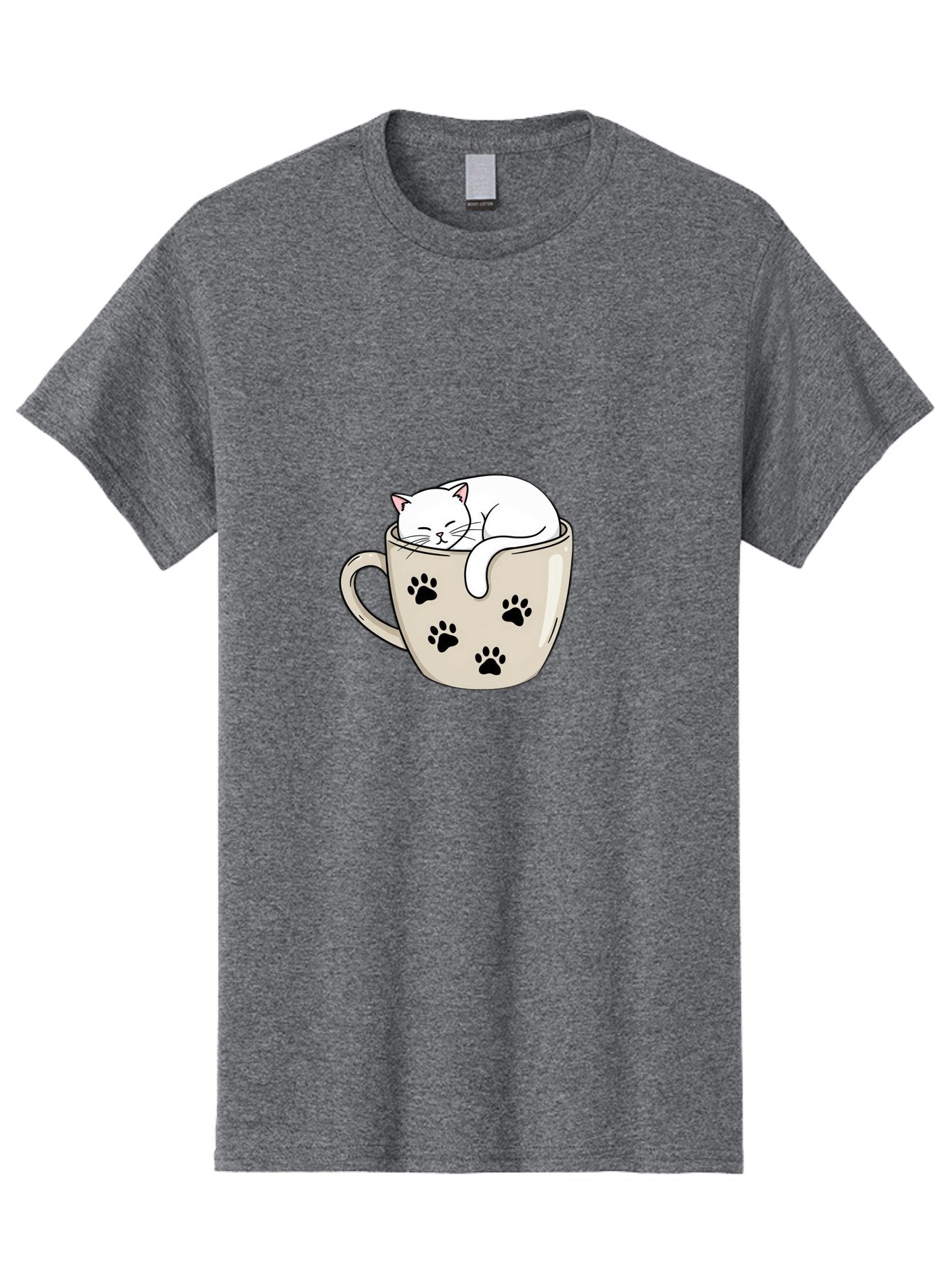 Cat-In-Coffee-Cup Men'S Graphic Tee, 100% Cotton, Comfortable Casual Summer Wear, Machine Washable, Vintage Camera, Old Camera, Antique Camera, Black Camera, Classic Photography, Photography Equipment, Nostalgic Device, Film Camera, Camera Art Bak196 13