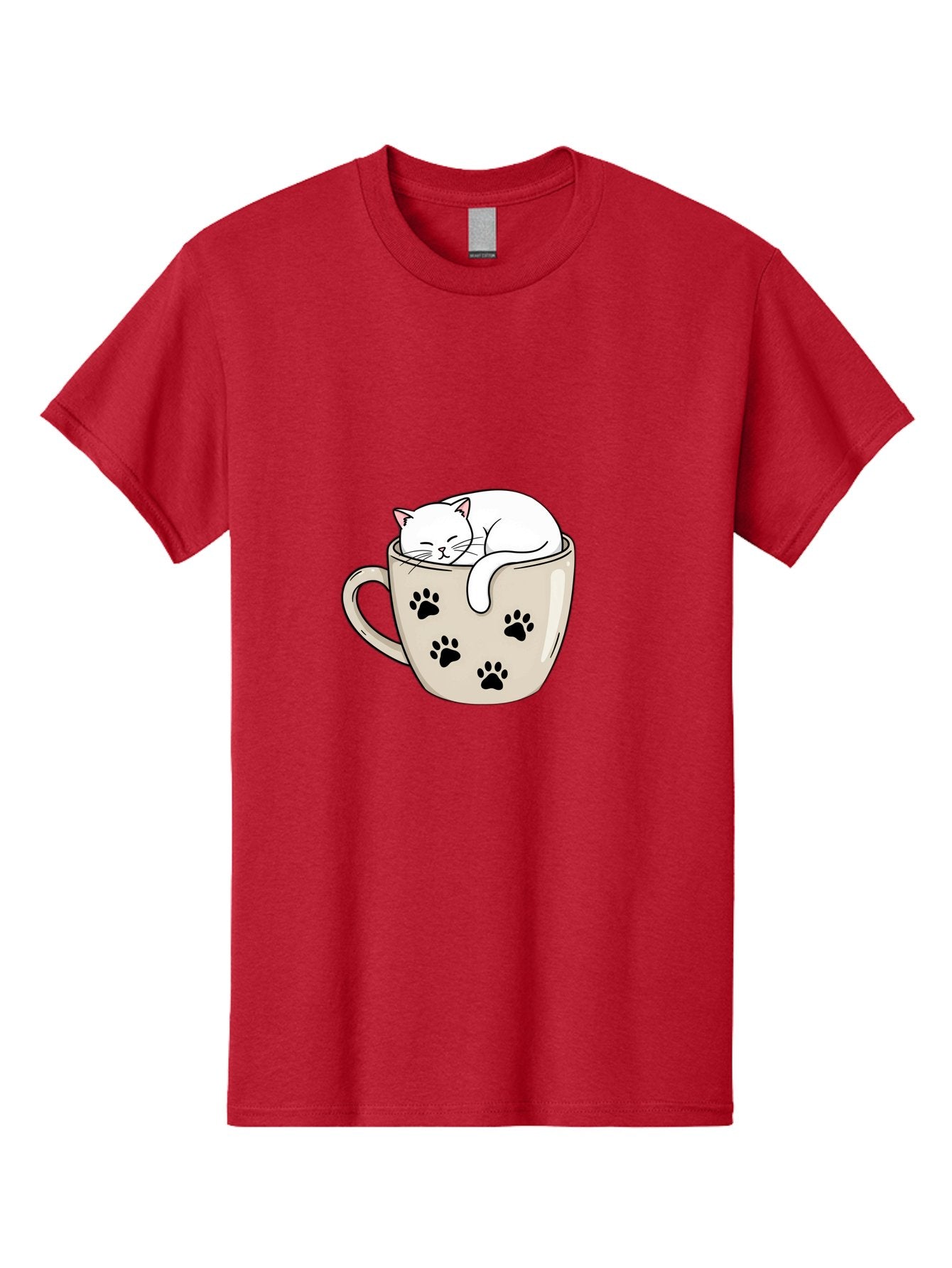 Cat-In-Coffee-Cup Men'S Graphic Tee, 100% Cotton, Comfortable Casual Summer Wear, Machine Washable, Vintage Camera, Old Camera, Antique Camera, Black Camera, Classic Photography, Photography Equipment, Nostalgic Device, Film Camera, Camera Art Bak196 11