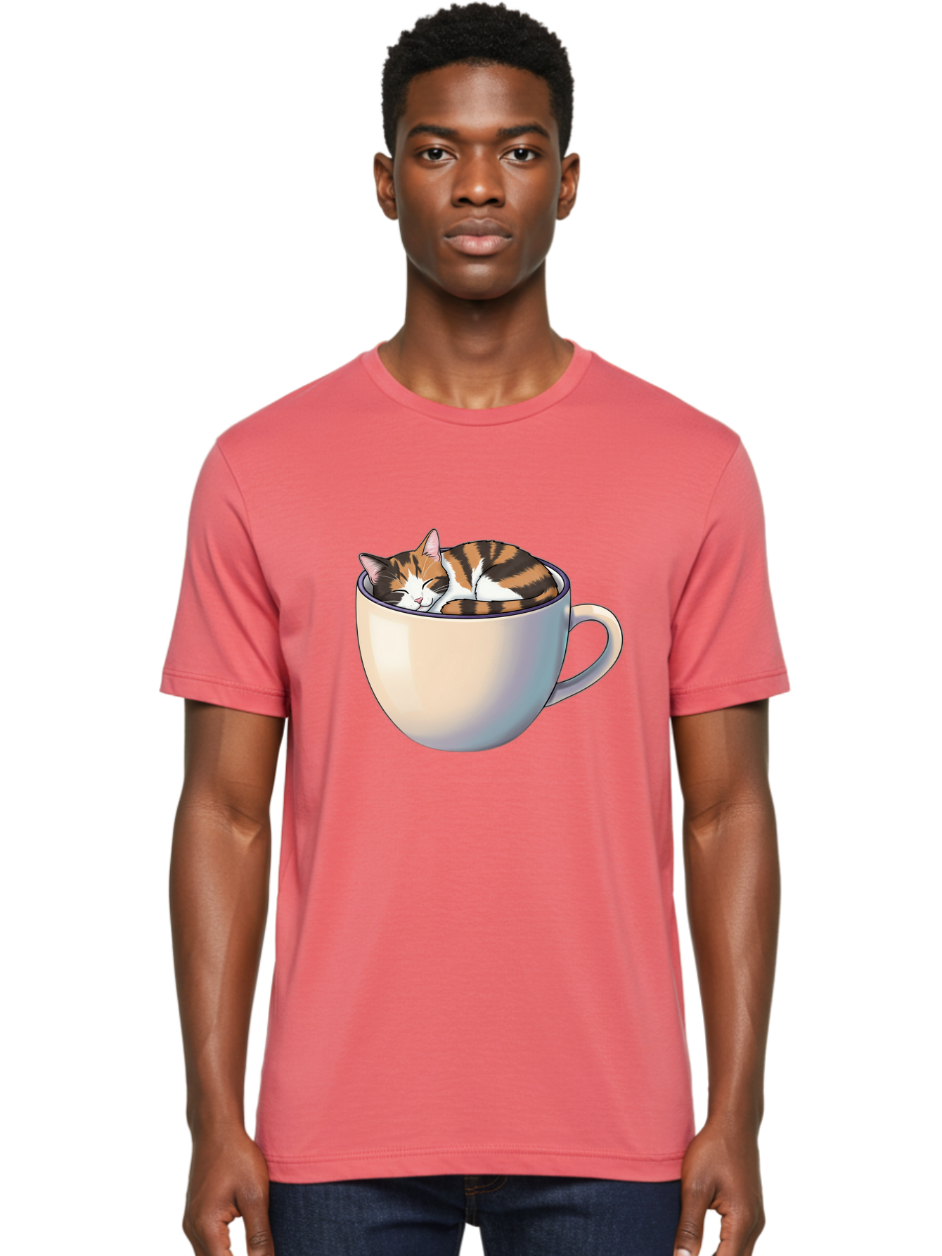 Cat-In-Cup Men'S Graphic Tee, 100% Cotton, Comfortable Casual Summer Wear, Machine Washable, Vintage Camera, Old Camera, Antique Camera, Black Camera, Classic Photography, Photography Equipment, Nostalgic Device, Film Camera, Camera Art Bak197 20