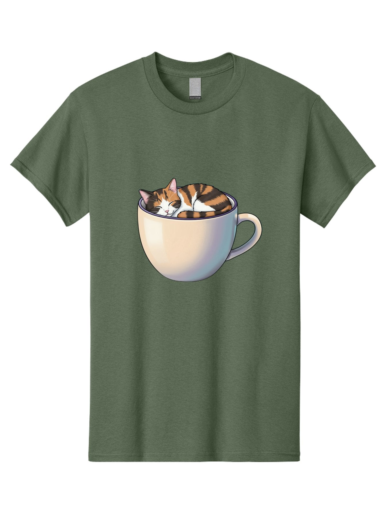 Cat-In-Cup Men'S Graphic Tee, 100% Cotton, Comfortable Casual Summer Wear, Machine Washable, Vintage Camera, Old Camera, Antique Camera, Black Camera, Classic Photography, Photography Equipment, Nostalgic Device, Film Camera, Camera Art Bak197 4