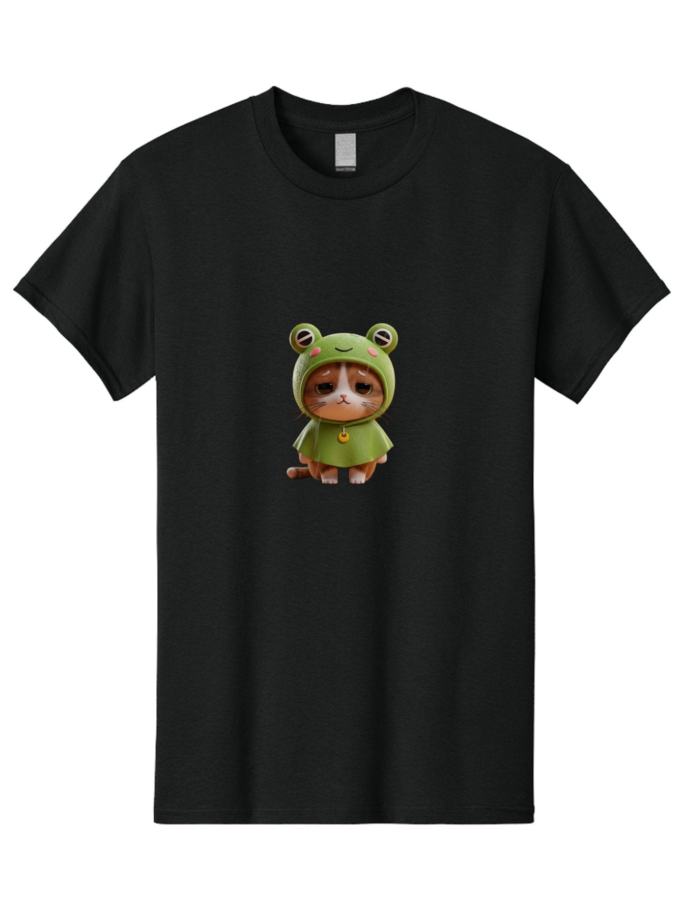Cat-In-Frog-Costume-1 Men'S Graphic Tee, 100% Cotton, Comfortable Casual Summer Wear, Machine Washable, Vintage Camera, Old Camera, Antique Camera, Black Camera, Classic Photography, Photography Equipment, Nostalgic Device, Film Camera, Bak198 5