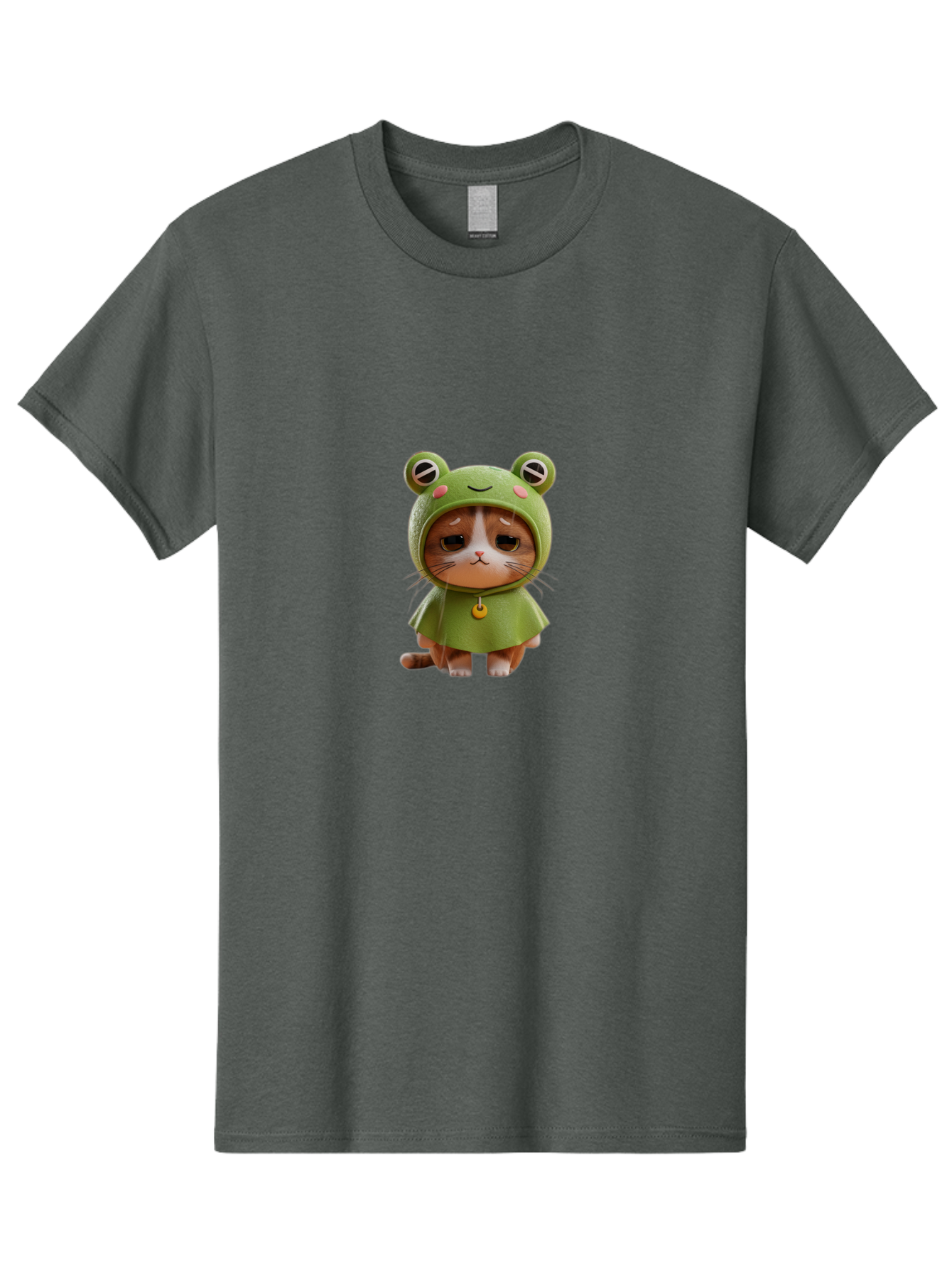 Cat-In-Frog-Costume-1 Men'S Graphic Tee, 100% Cotton, Comfortable Casual Summer Wear, Machine Washable, Vintage Camera, Old Camera, Antique Camera, Black Camera, Classic Photography, Photography Equipment, Nostalgic Device, Film Camera, Bak198