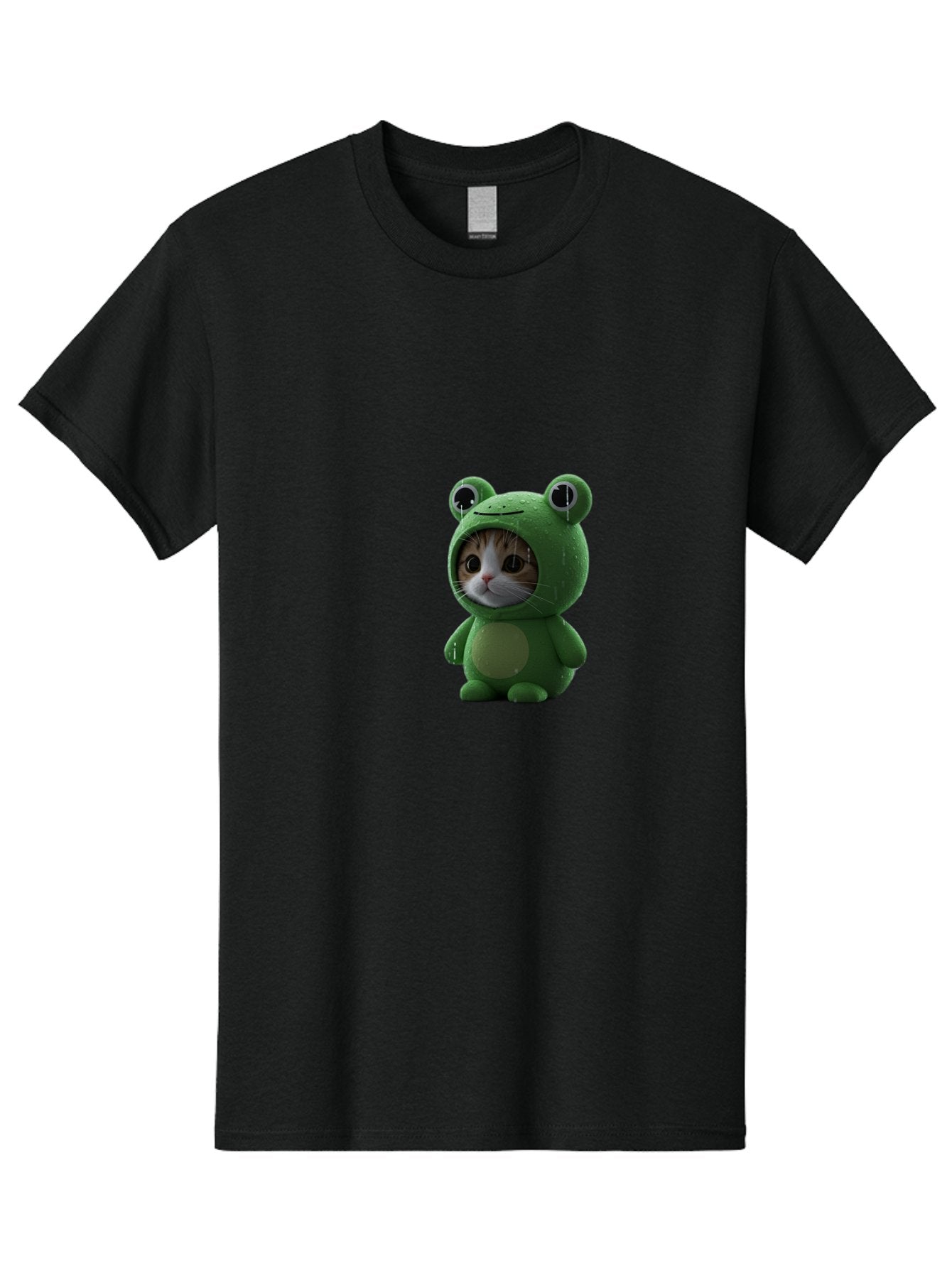 Cat-In-Frog-Costume-2 Men'S Graphic Tee, 100% Cotton, Comfortable Casual Summer Wear, Machine Washable, Vintage Camera, Old Camera, Antique Camera, Black Camera, Classic Photography, Photography Equipment, Nostalgic Device, Film Camera, Bak199 6