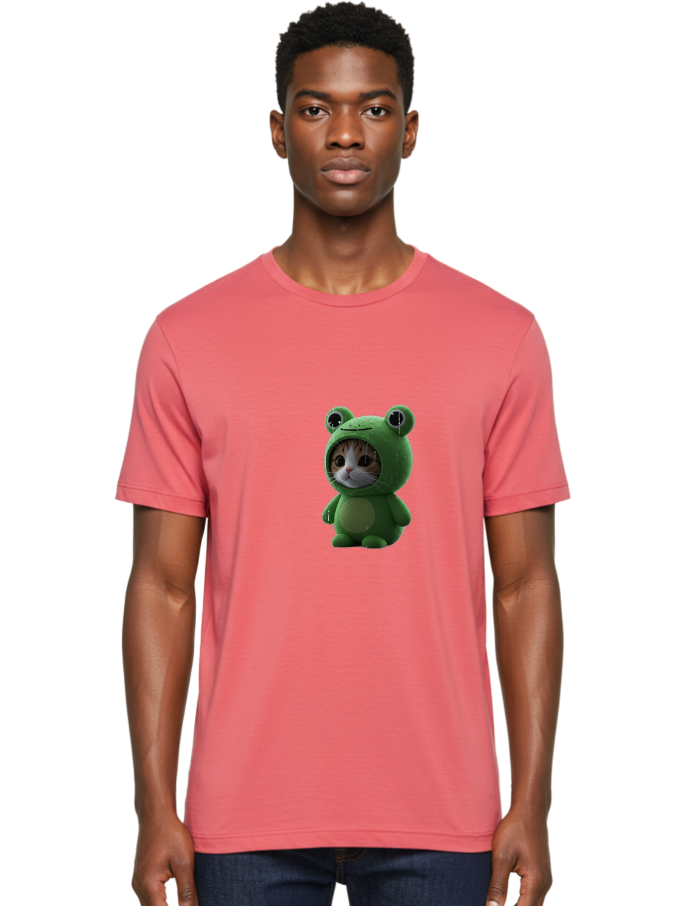 Cat-In-Frog-Costume-2 Men'S Graphic Tee, 100% Cotton, Comfortable Casual Summer Wear, Machine Washable, Vintage Camera, Old Camera, Antique Camera, Black Camera, Classic Photography, Photography Equipment, Nostalgic Device, Film Camera, Bak199 18