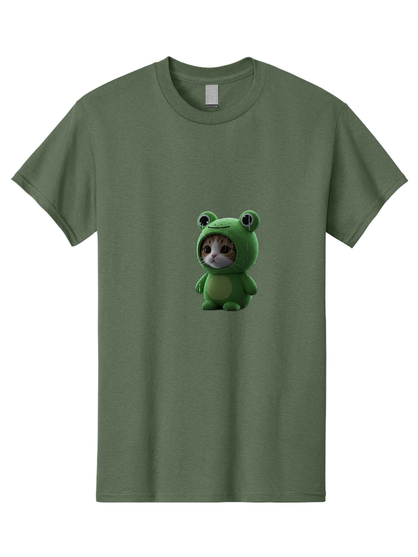 Cat-In-Frog-Costume-2 Men'S Graphic Tee, 100% Cotton, Comfortable Casual Summer Wear, Machine Washable, Vintage Camera, Old Camera, Antique Camera, Black Camera, Classic Photography, Photography Equipment, Nostalgic Device, Film Camera, Bak199 11
