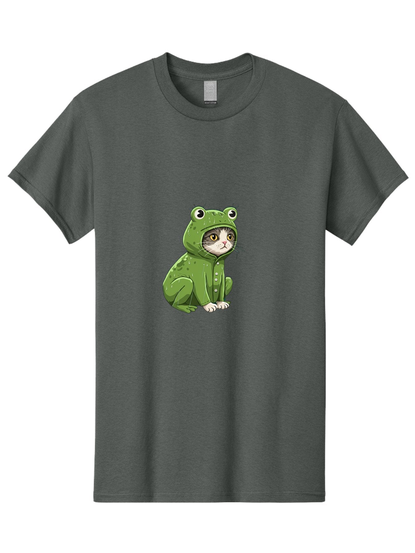 Cat-In-Frog-Costume-3 Men'S Graphic Tee, 100% Cotton, Comfortable Casual Summer Wear, Machine Washable, Vintage Camera, Old Camera, Antique Camera, Black Camera, Classic Photography, Photography Equipment, Nostalgic Device, Film Camera, Bak200 9
