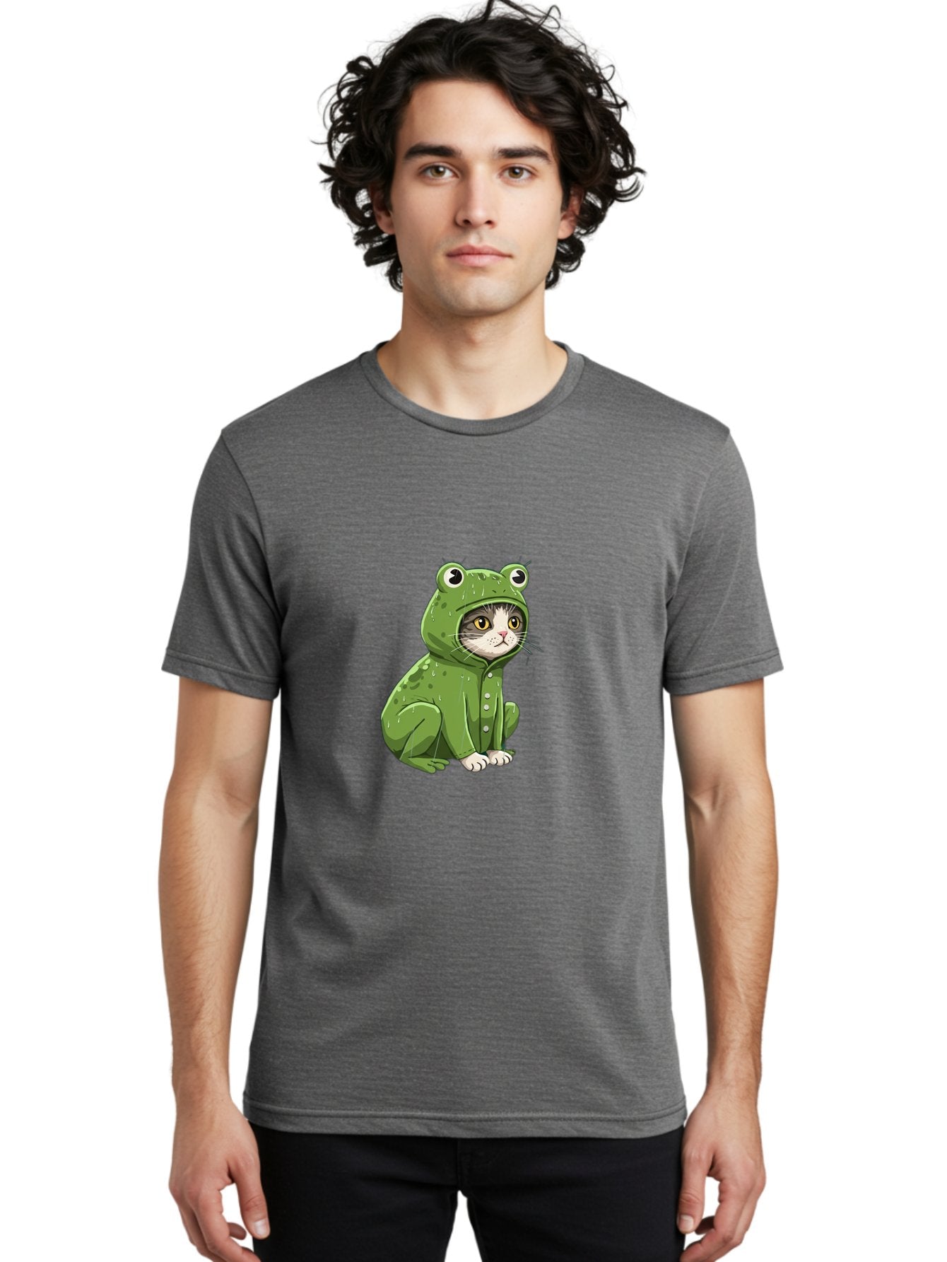 Cat-In-Frog-Costume-3 Men'S Graphic Tee, 100% Cotton, Comfortable Casual Summer Wear, Machine Washable, Vintage Camera, Old Camera, Antique Camera, Black Camera, Classic Photography, Photography Equipment, Nostalgic Device, Film Camera, Bak200 29
