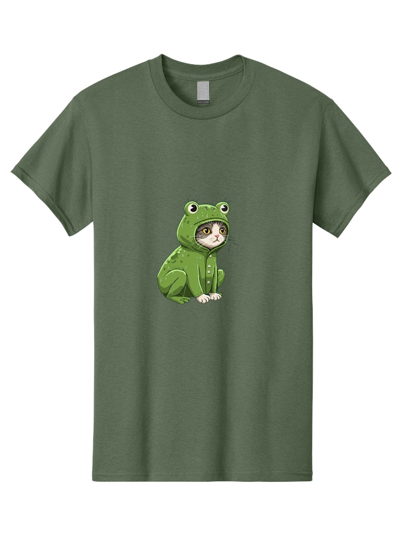 Cat-In-Frog-Costume-3 Men'S Graphic Tee, 100% Cotton, Comfortable Casual Summer Wear, Machine Washable, Vintage Camera, Old Camera, Antique Camera, Black Camera, Classic Photography, Photography Equipment, Nostalgic Device, Film Camera, Bak200 5