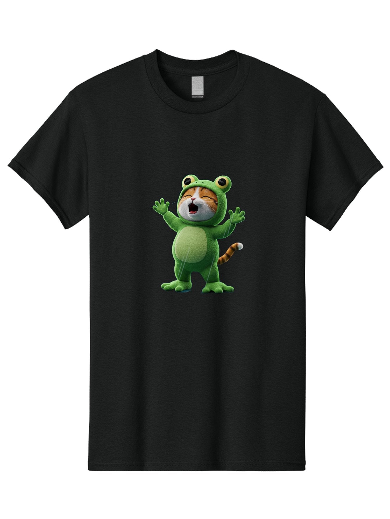 Cat-In-Frog-Costume-4 Men'S Graphic Tee, 100% Cotton, Comfortable Casual Summer Wear, Machine Washable, Vintage Camera, Old Camera, Antique Camera, Black Camera, Classic Photography, Photography Equipment, Nostalgic Device, Film Camera, Bak201 5