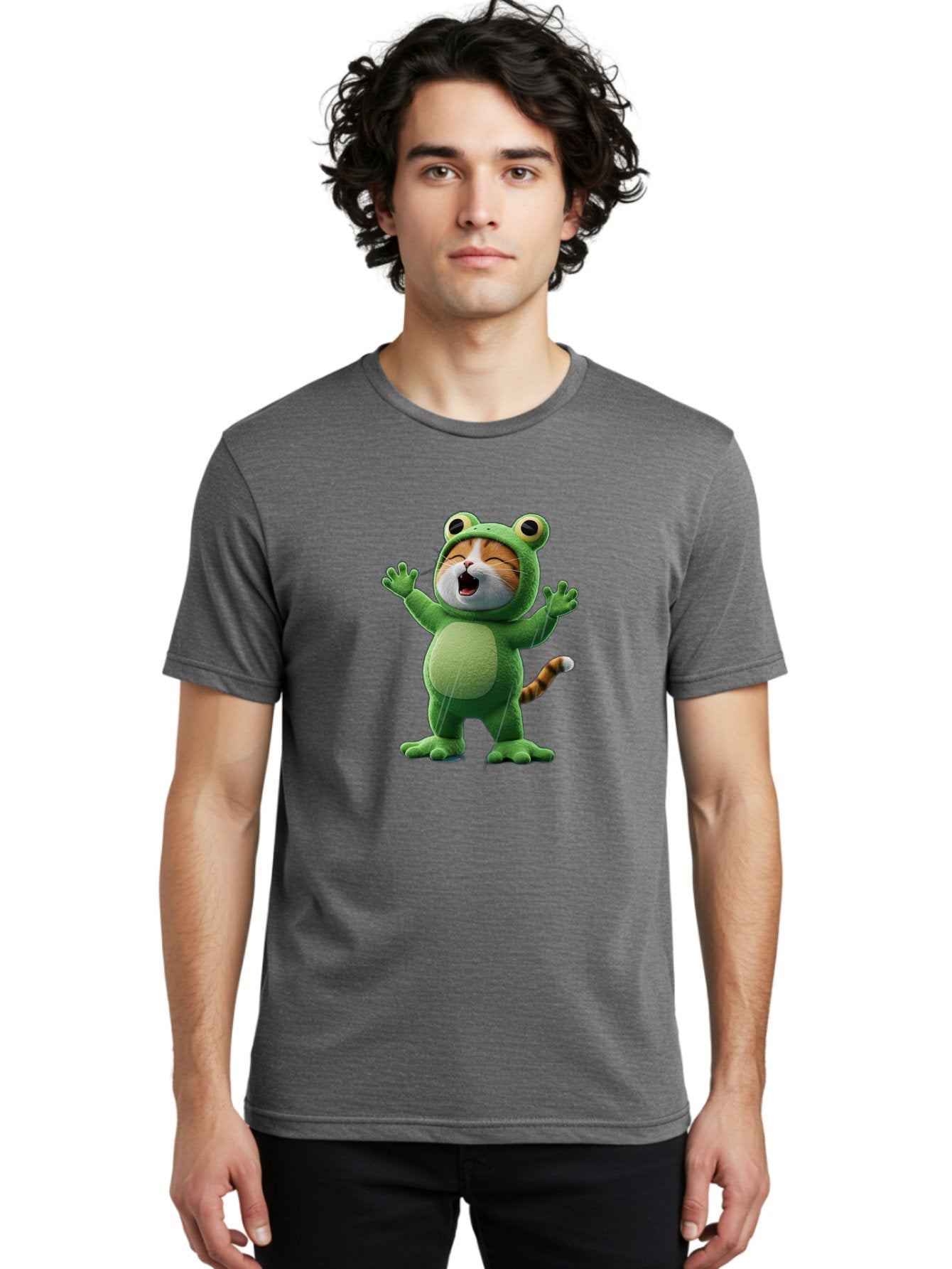 Cat-In-Frog-Costume-4 Men'S Graphic Tee, 100% Cotton, Comfortable Casual Summer Wear, Machine Washable, Vintage Camera, Old Camera, Antique Camera, Black Camera, Classic Photography, Photography Equipment, Nostalgic Device, Film Camera, Bak201 29
