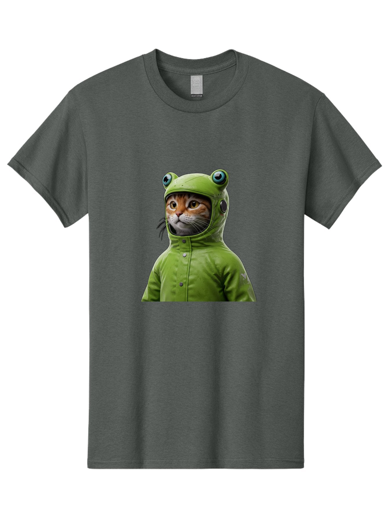 Cat-In-Frog-Costume-5 Men'S Graphic Tee, 100% Cotton, Comfortable Casual Summer Wear, Machine Washable, Vintage Camera, Old Camera, Antique Camera, Black Camera, Classic Photography, Photography Equipment, Nostalgic Device, Film Camera, Bak202 7