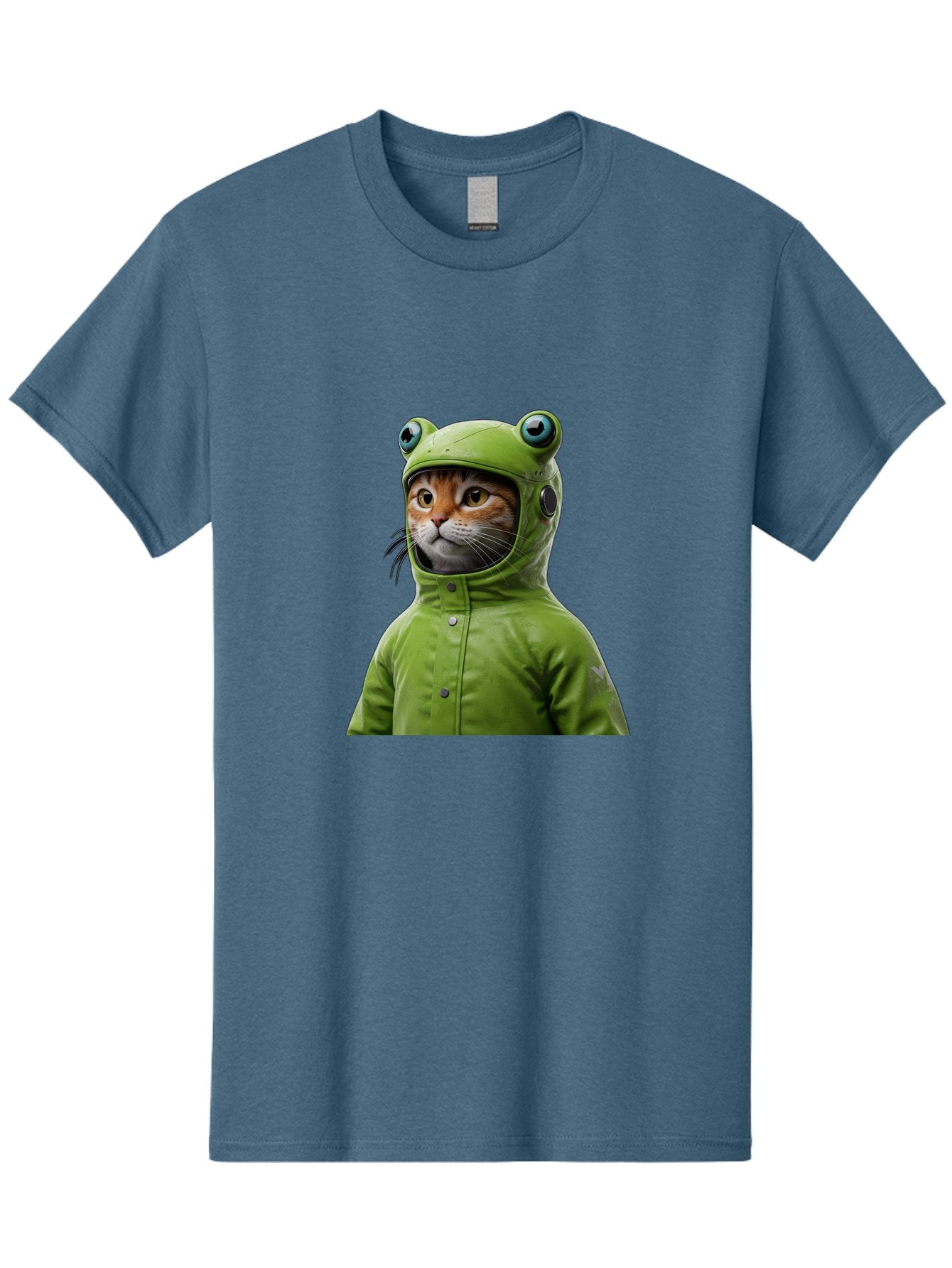 Cat-In-Frog-Costume-5 Men'S Graphic Tee, 100% Cotton, Comfortable Casual Summer Wear, Machine Washable, Vintage Camera, Old Camera, Antique Camera, Black Camera, Classic Photography, Photography Equipment, Nostalgic Device, Film Camera, Bak202 9