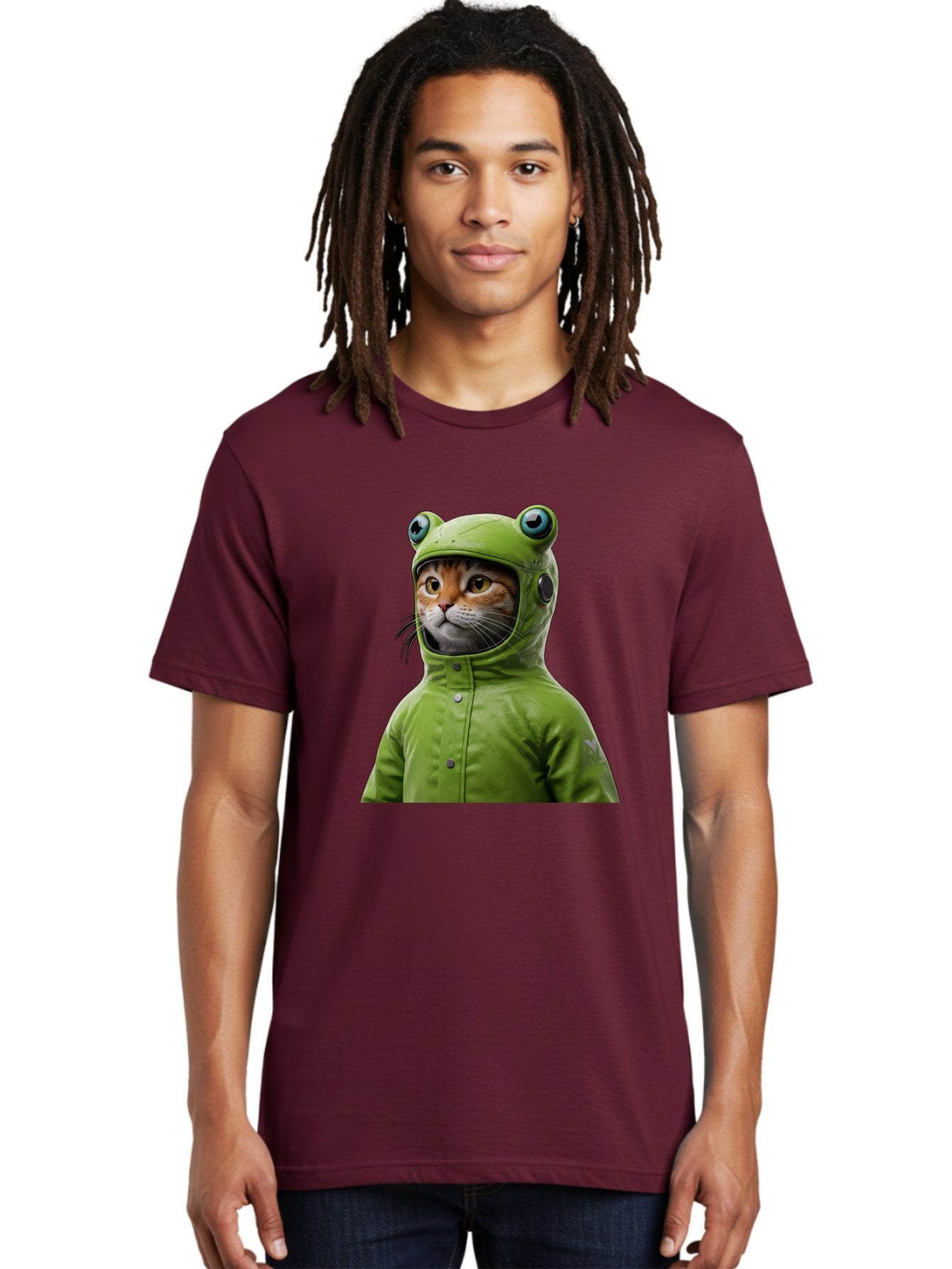 Cat-In-Frog-Costume-5 Men'S Graphic Tee, 100% Cotton, Comfortable Casual Summer Wear, Machine Washable, Vintage Camera, Old Camera, Antique Camera, Black Camera, Classic Photography, Photography Equipment, Nostalgic Device, Film Camera, Bak202 23